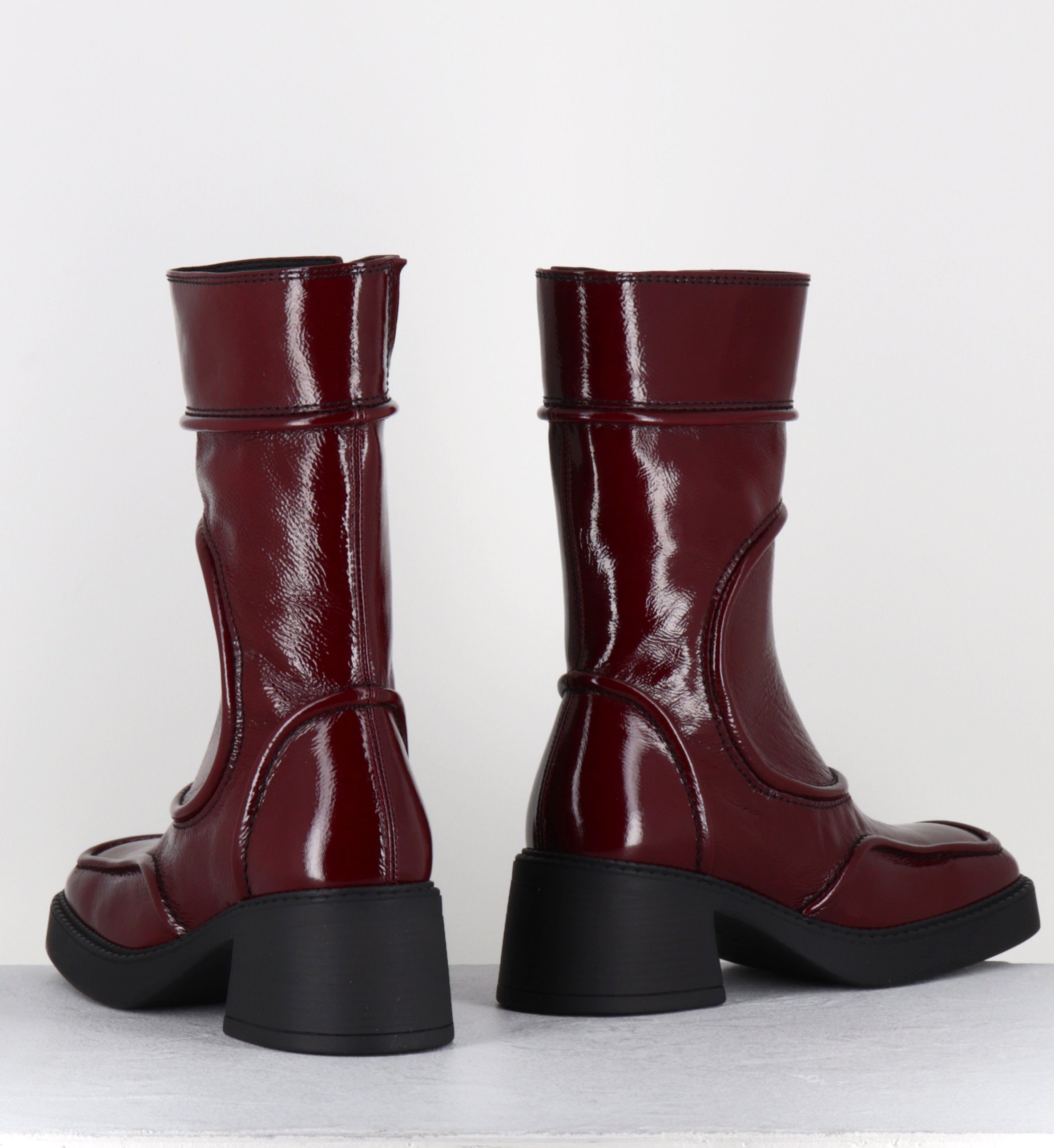 MALENE25 BURGUNDY BOOTS
