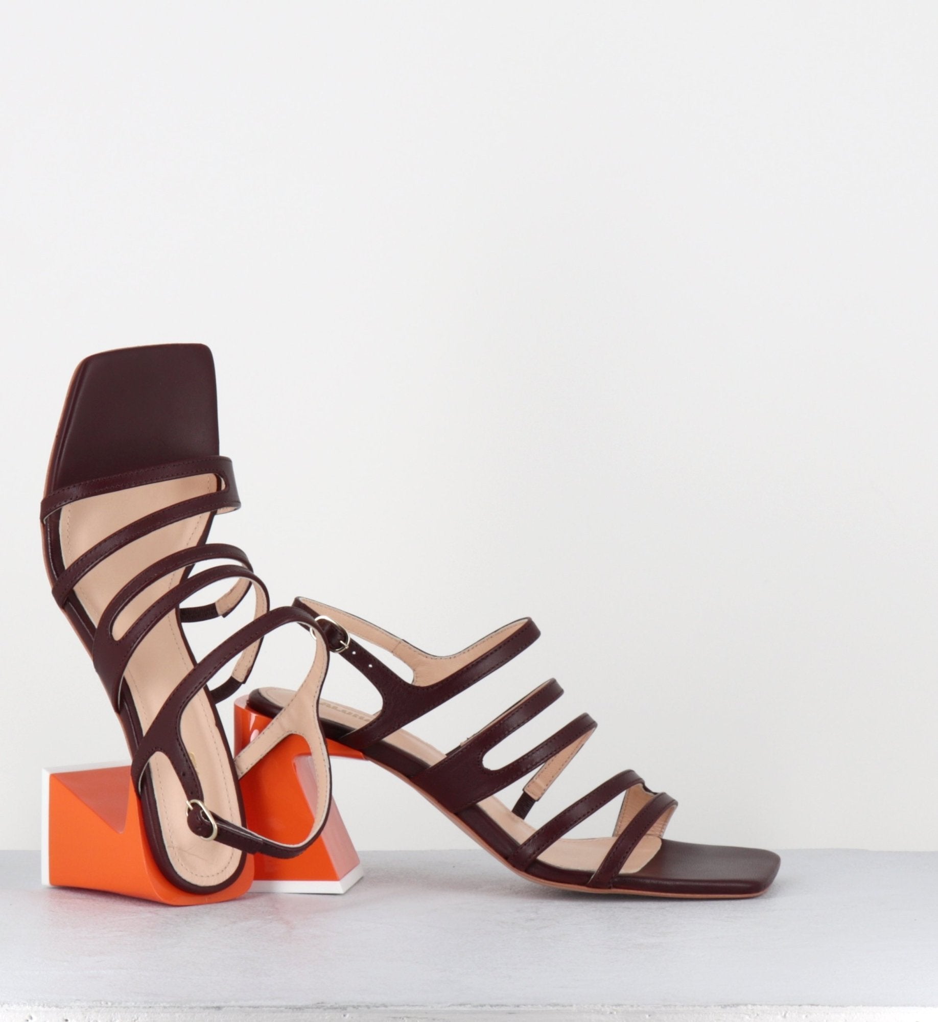 AUBREY BROWN SANDALS