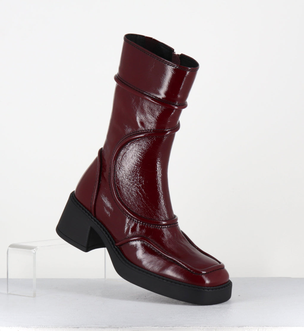 MALENE25 BURGUNDY BOOTS