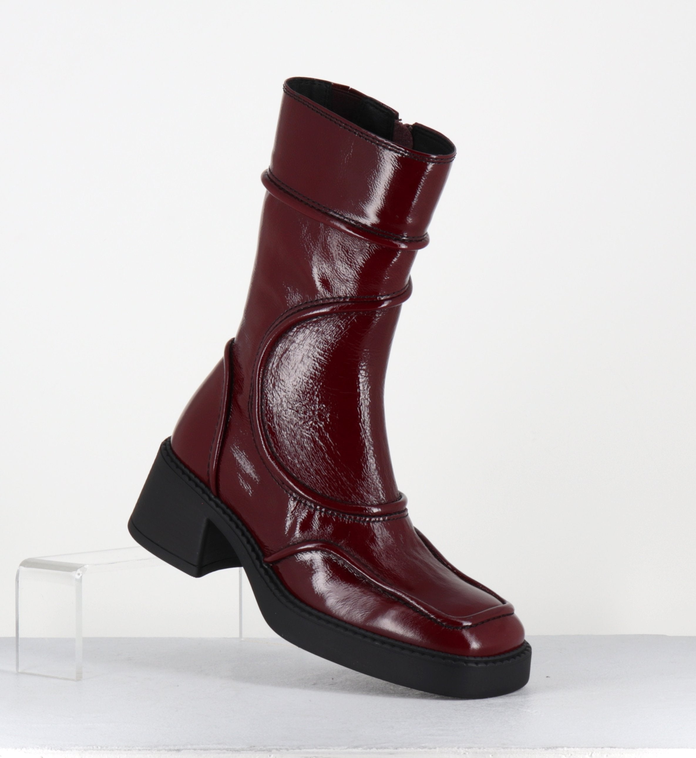 MALENE25 BURGUNDY BOOTS