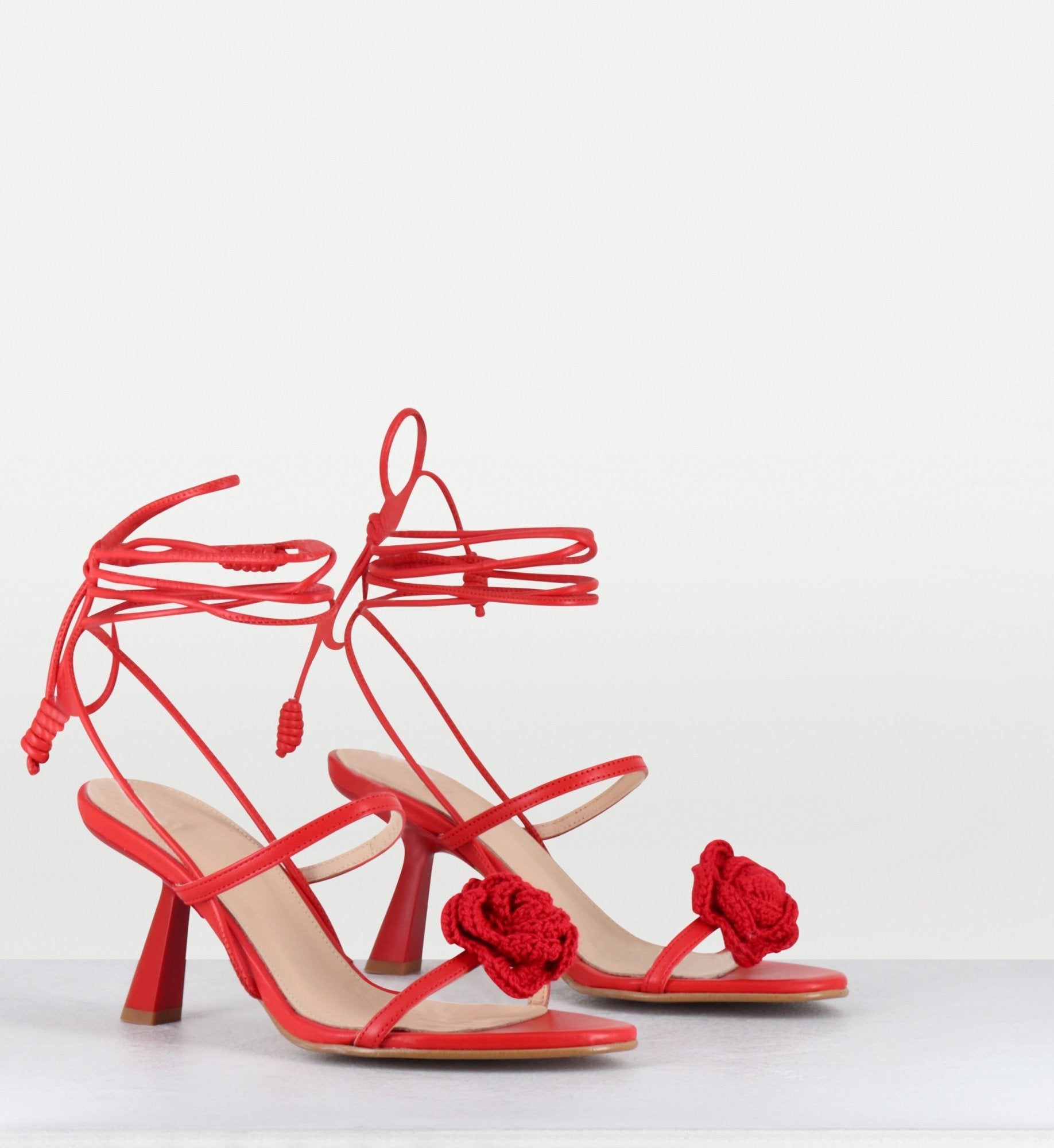 KENDRA RED SANDALS