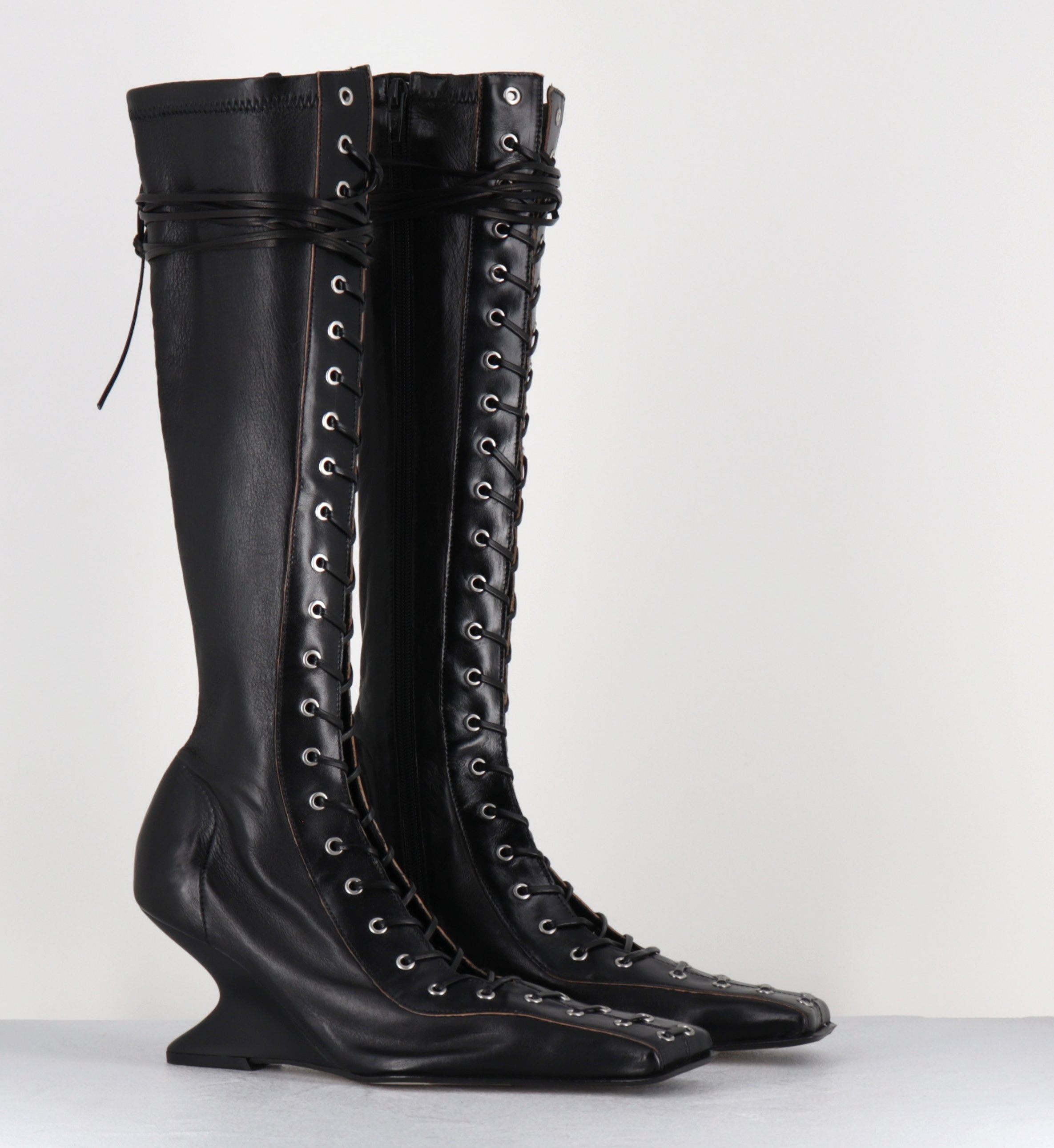 SHANA LACE TALL BOOTS