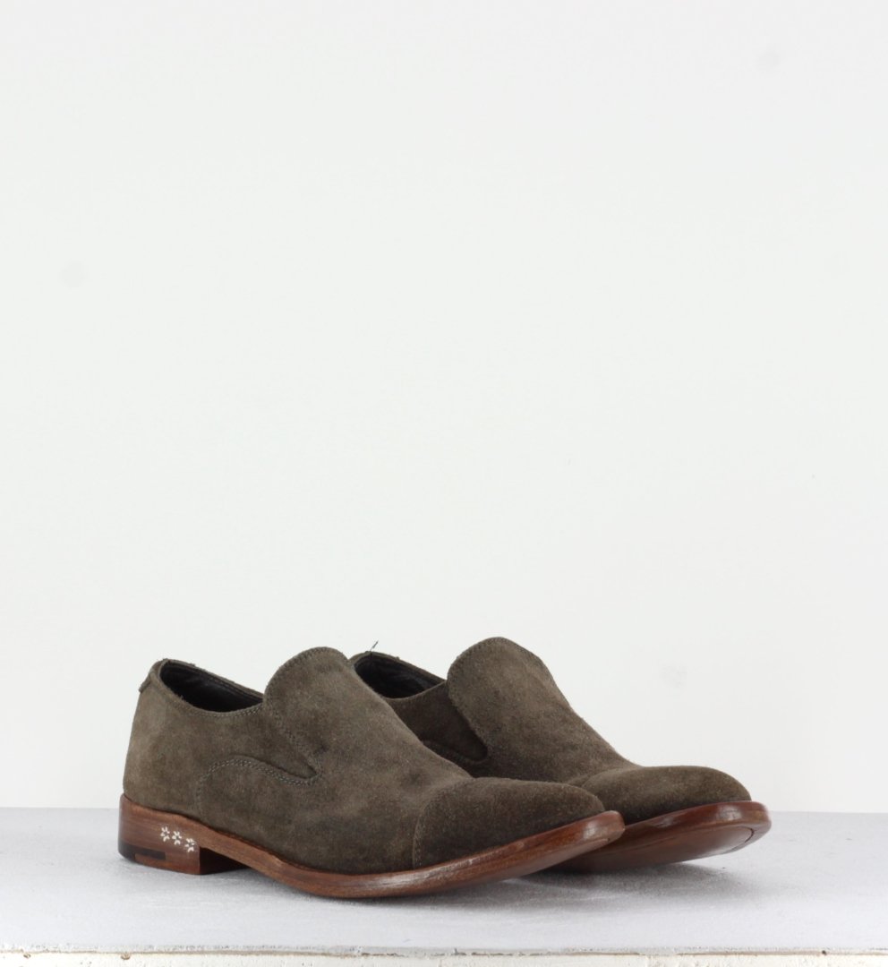 Mocassins en veau velours Marron TESSA29001M - Alberto Fasciani