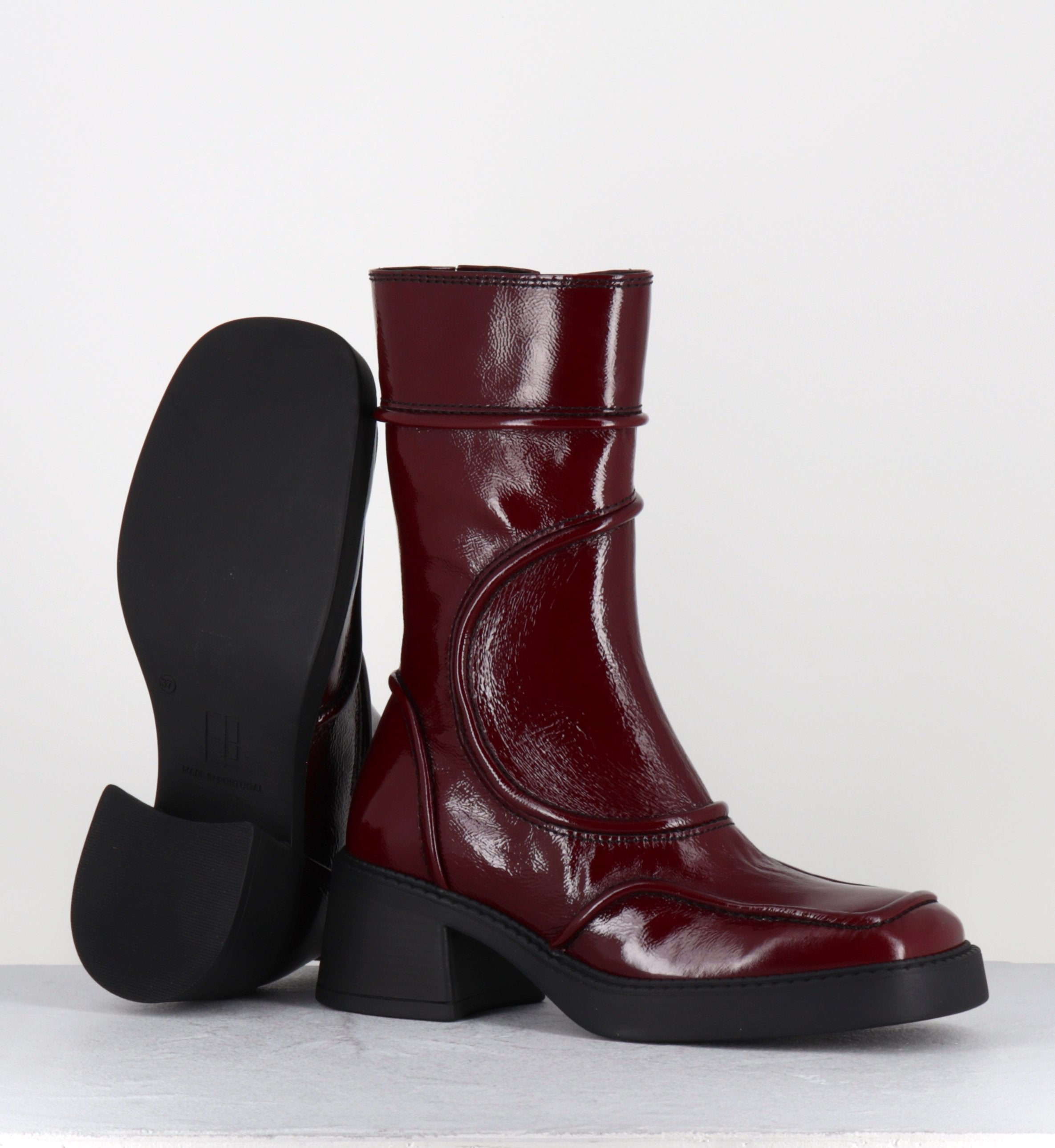 MALENE25 BURGUNDY BOOTS