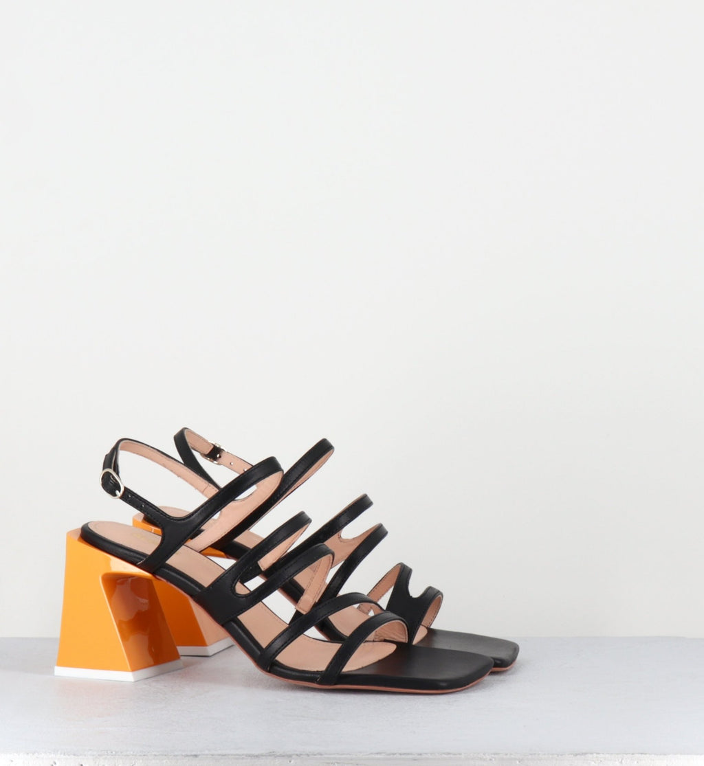 AUBREY BLACK SANDALS