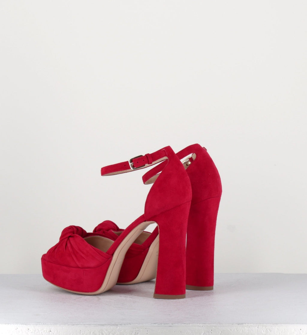 Sandales à talons hauts avec patins 5139104 rouge - Deimille