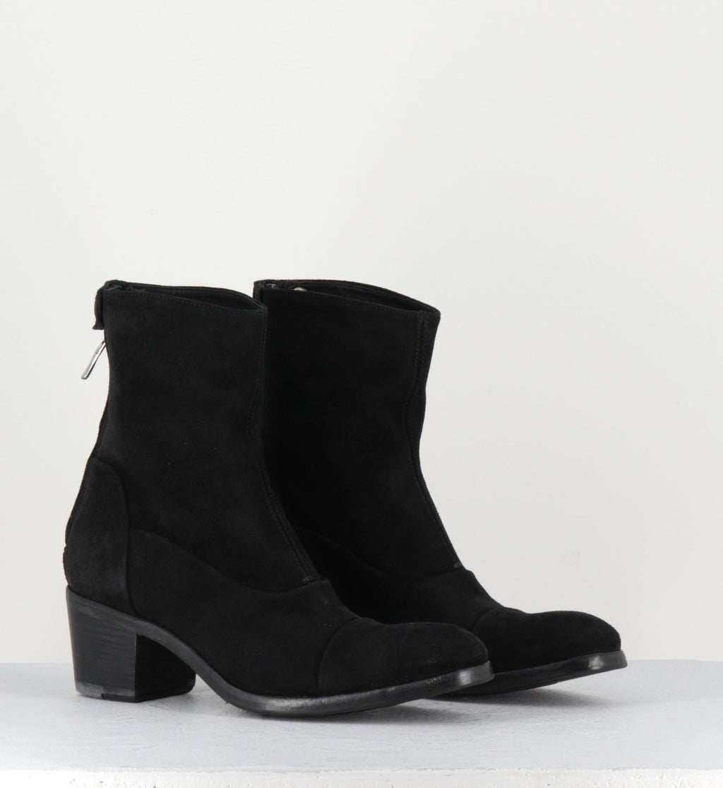 Bottines talons bottier noir Oxana14004C - ALBERTO FASCIANI