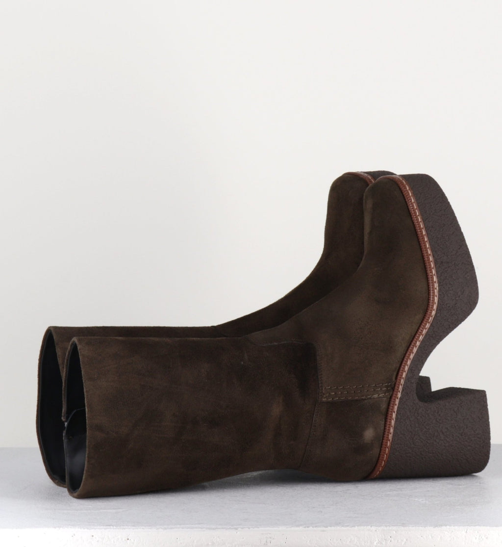 70s Platforms Boots - CARLA21 HIGH FANGO