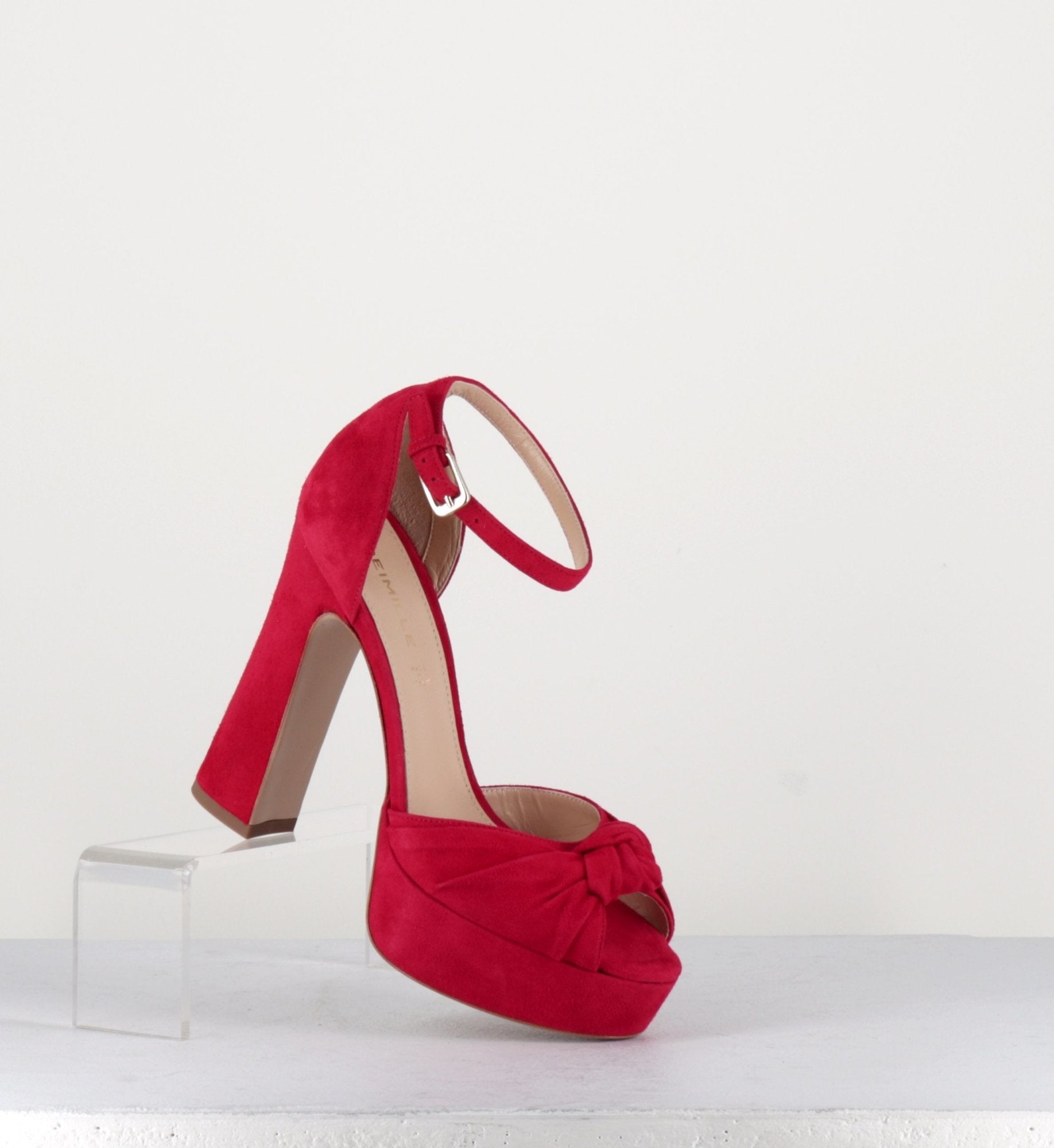 Sandales à talons hauts avec patins 5139104 rouge - Deimille