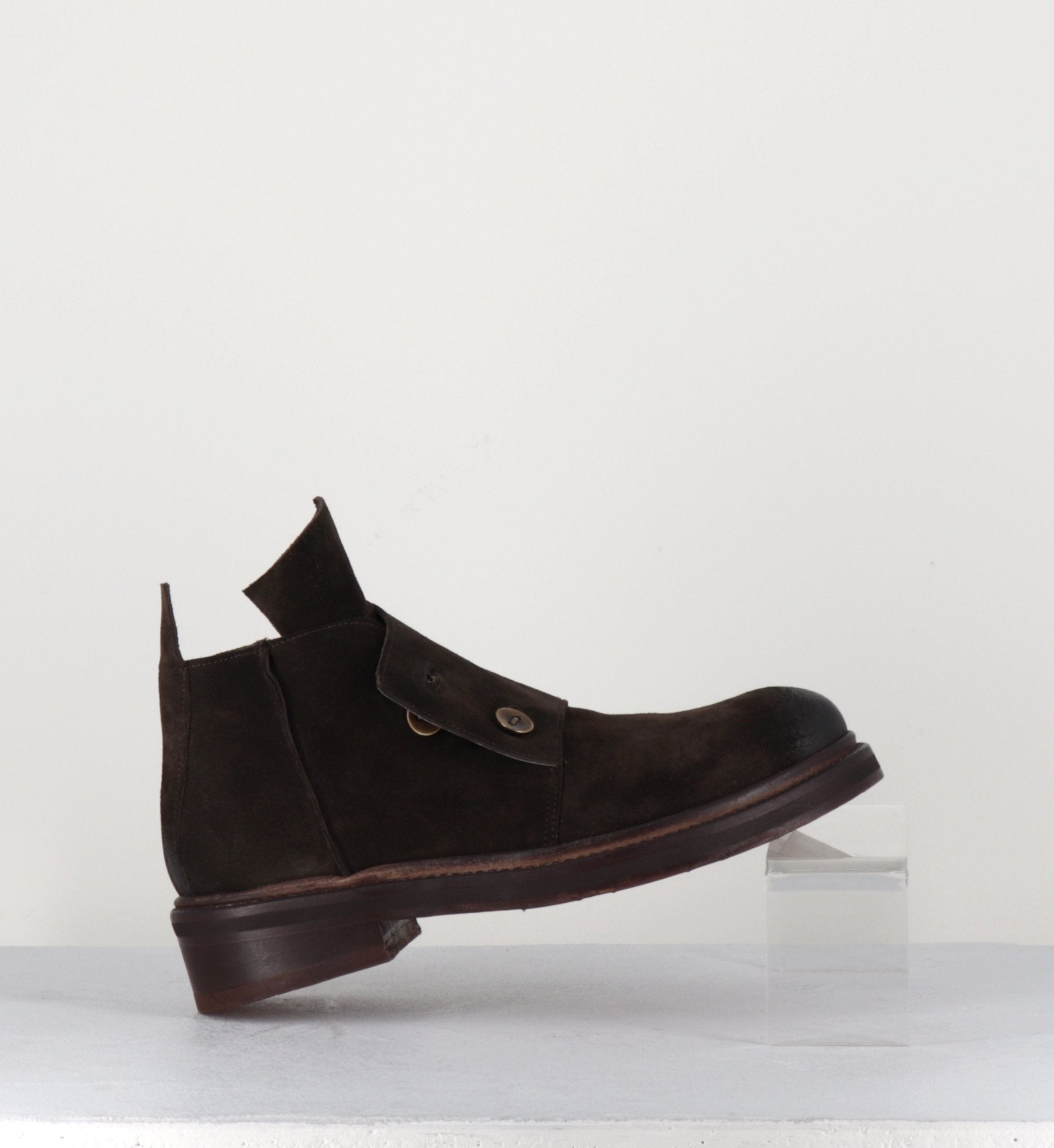 Derbies en nubuck marron - TOUCH03 PIPER