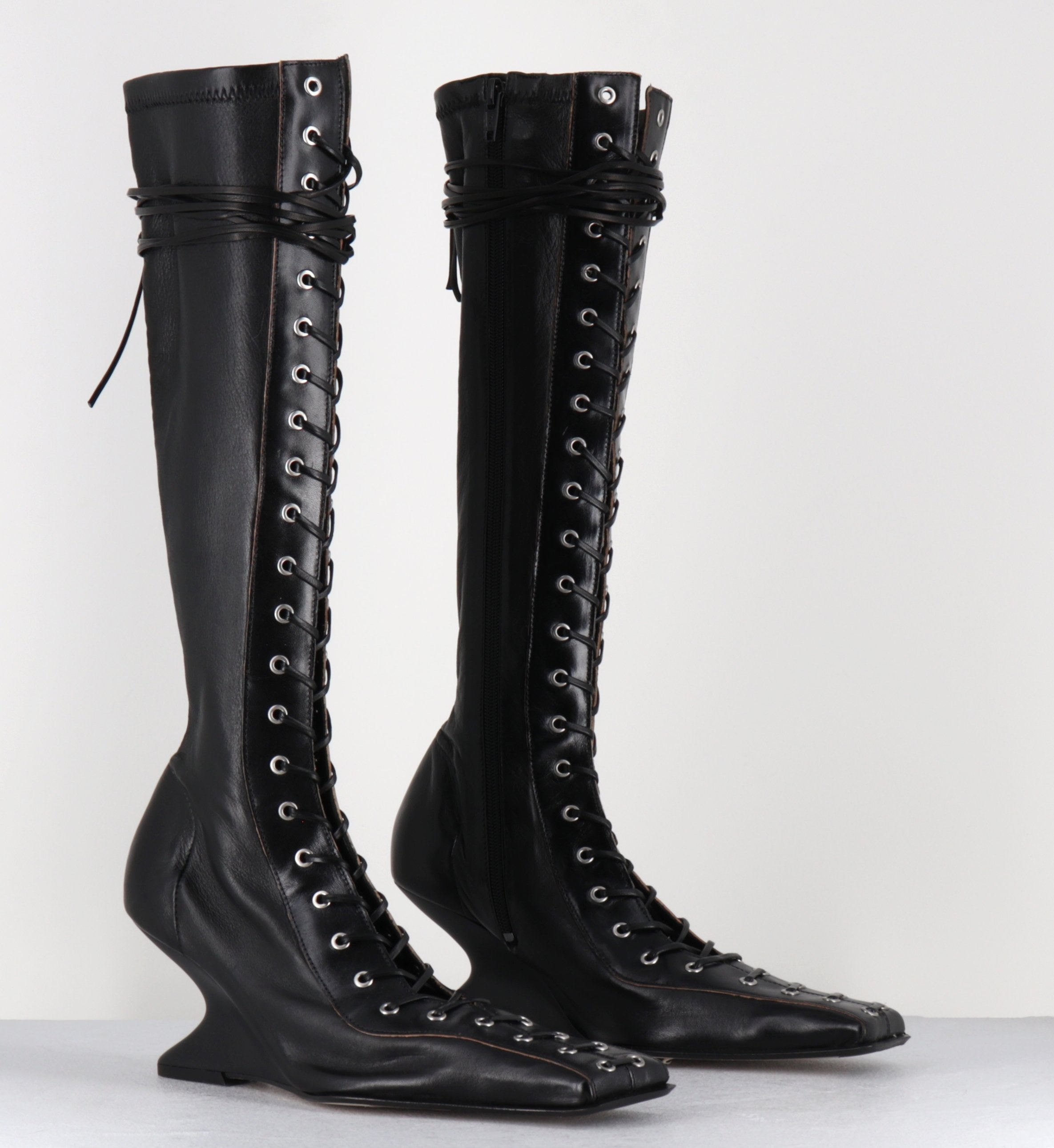 SHANA LACE TALL BOOTS