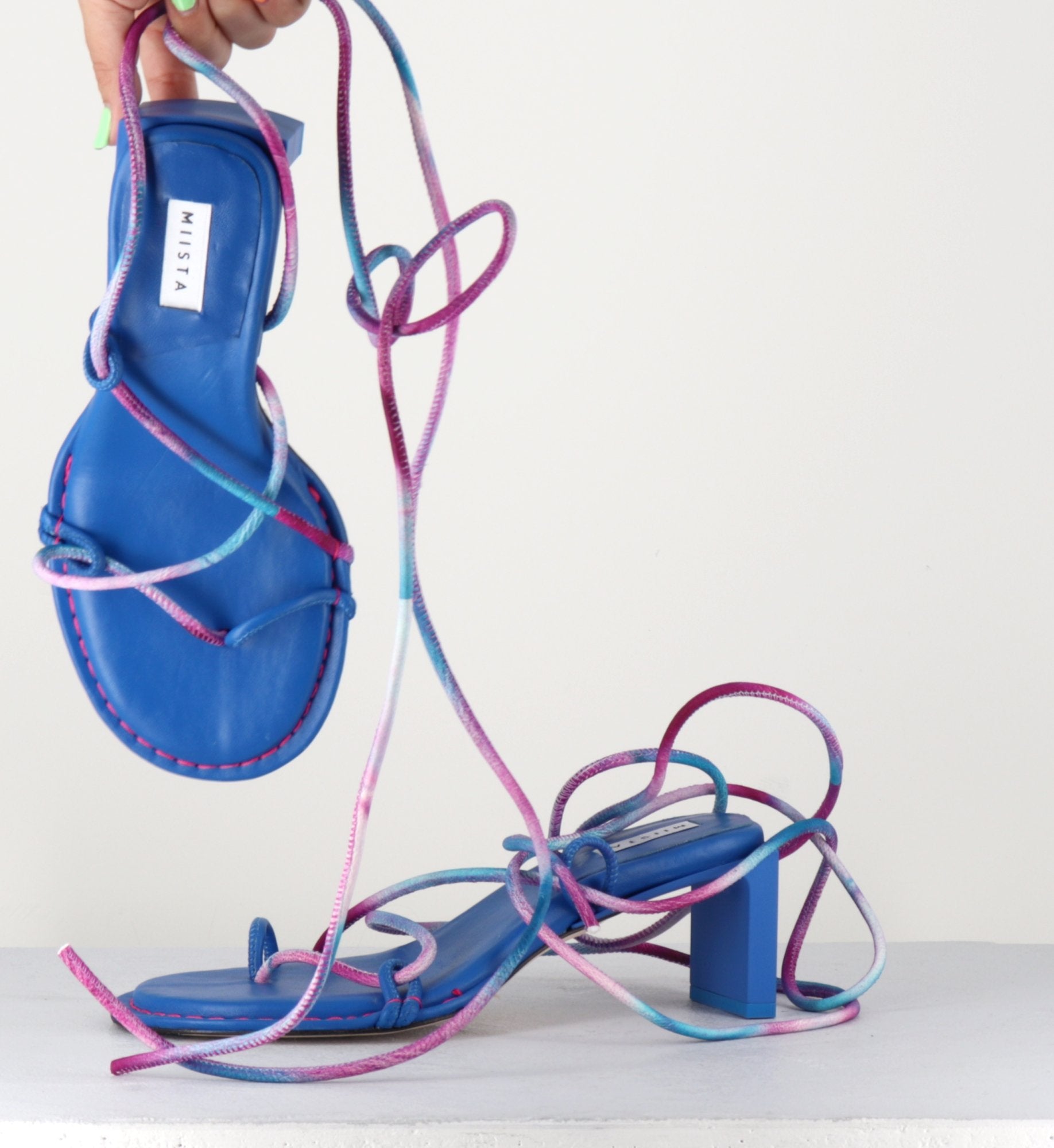 ALBERTA BLUE SANDALS