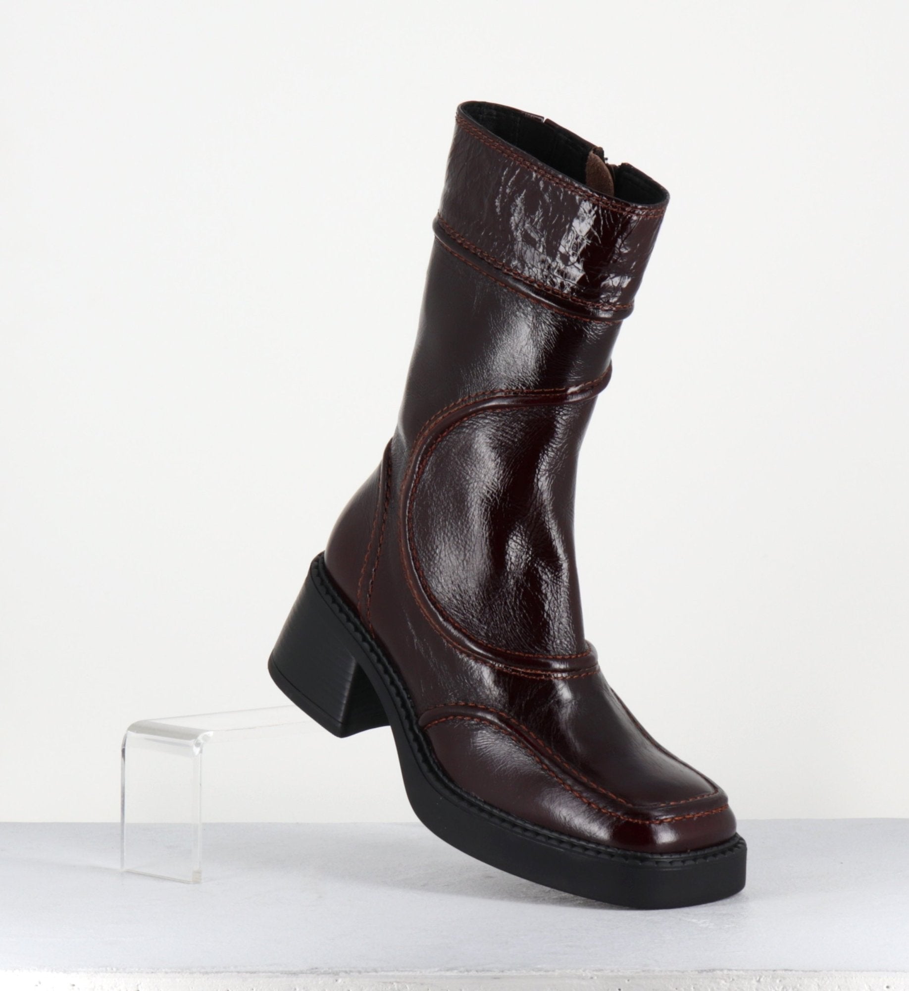 MALENE BURGUNDY BOOTS