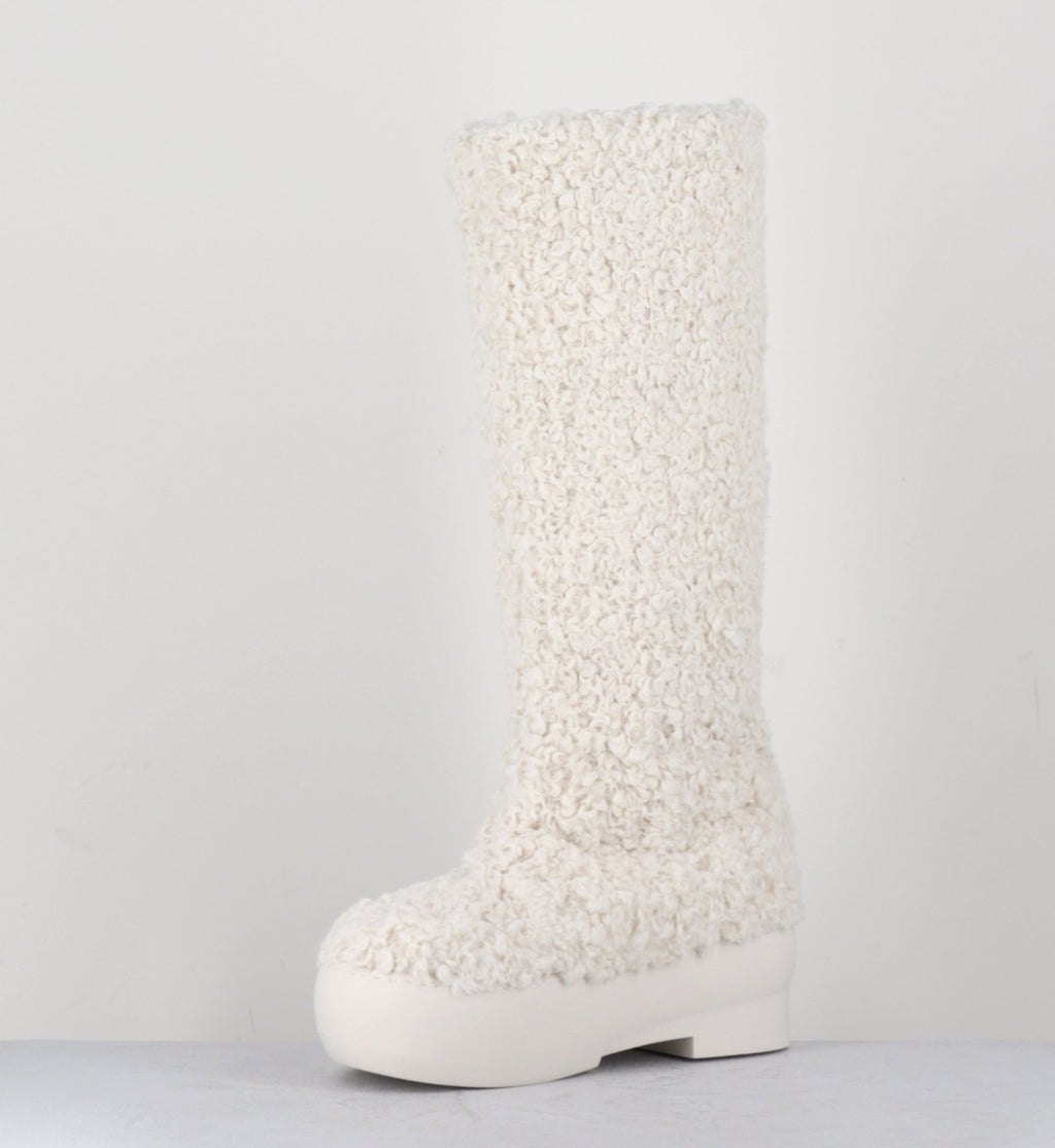 GIA-22 SHEARLING IVORY