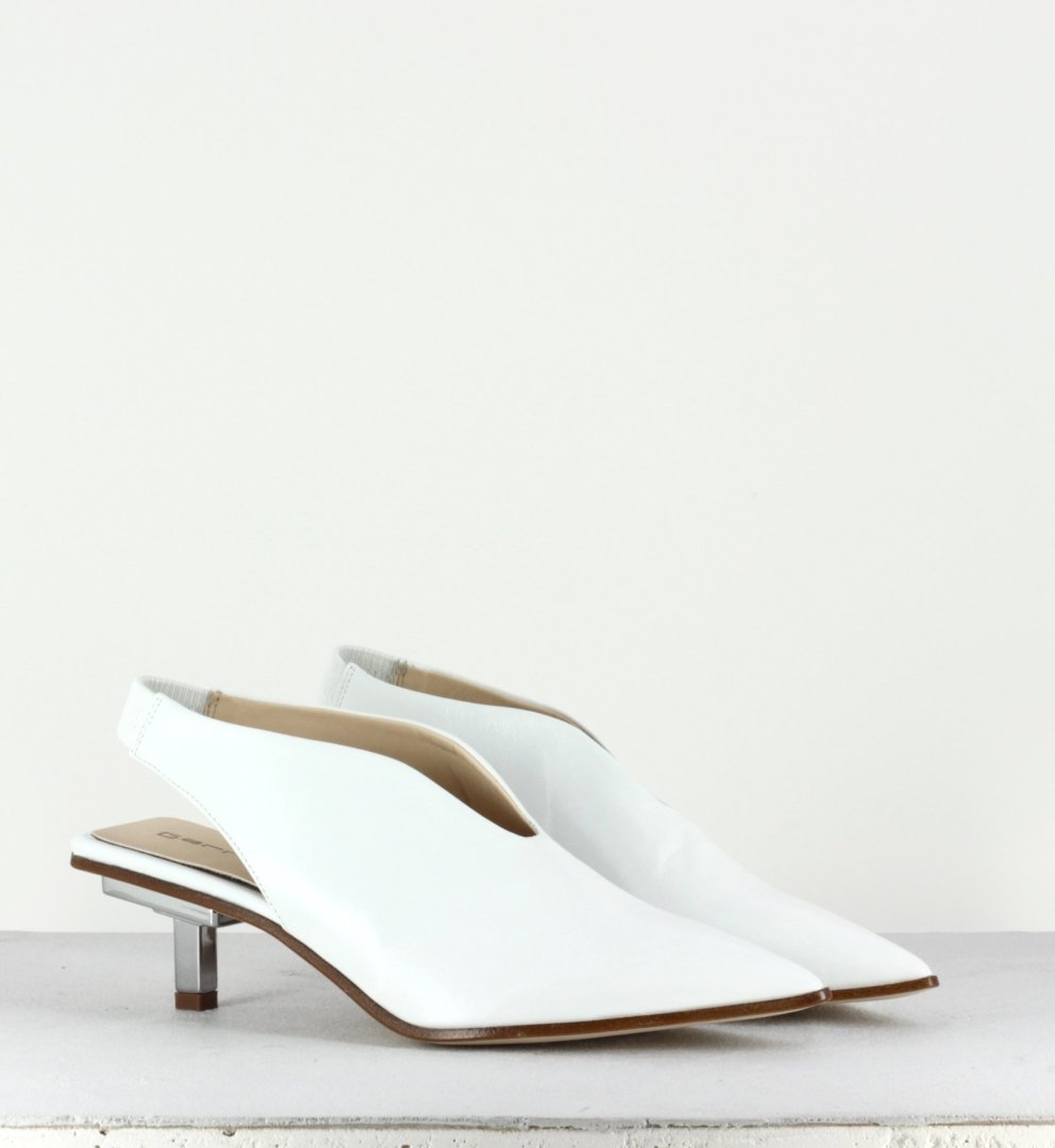 Escarpins pointus blancs Garrice Collection Fruit - 6282