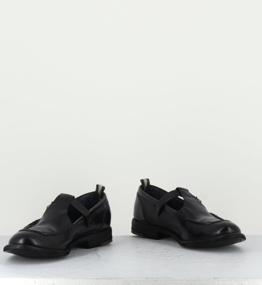 Chaussures Mary-Jane en cuir noir - LEX535 NERO