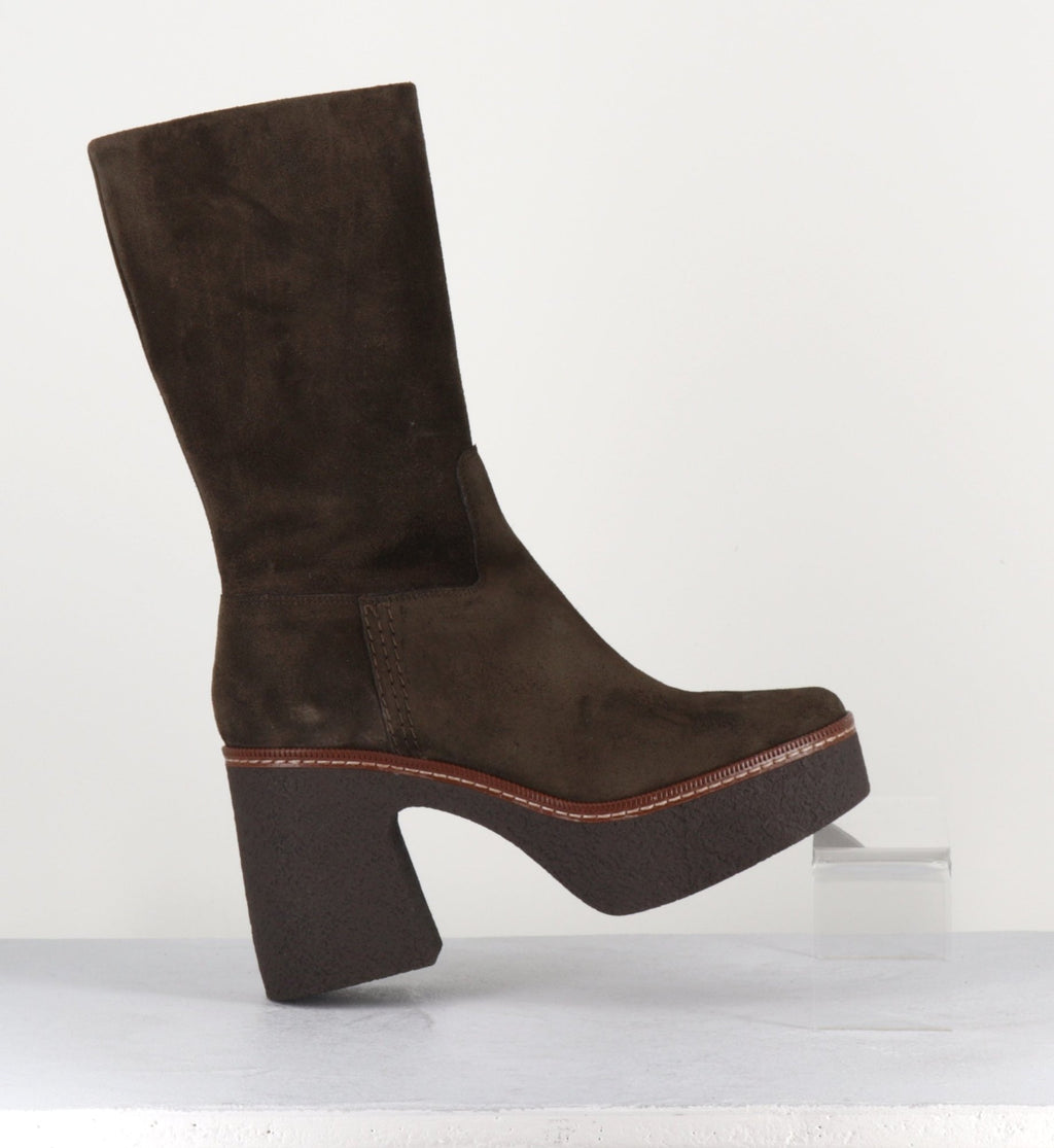 70s Platforms Boots - CARLA21 HIGH FANGO