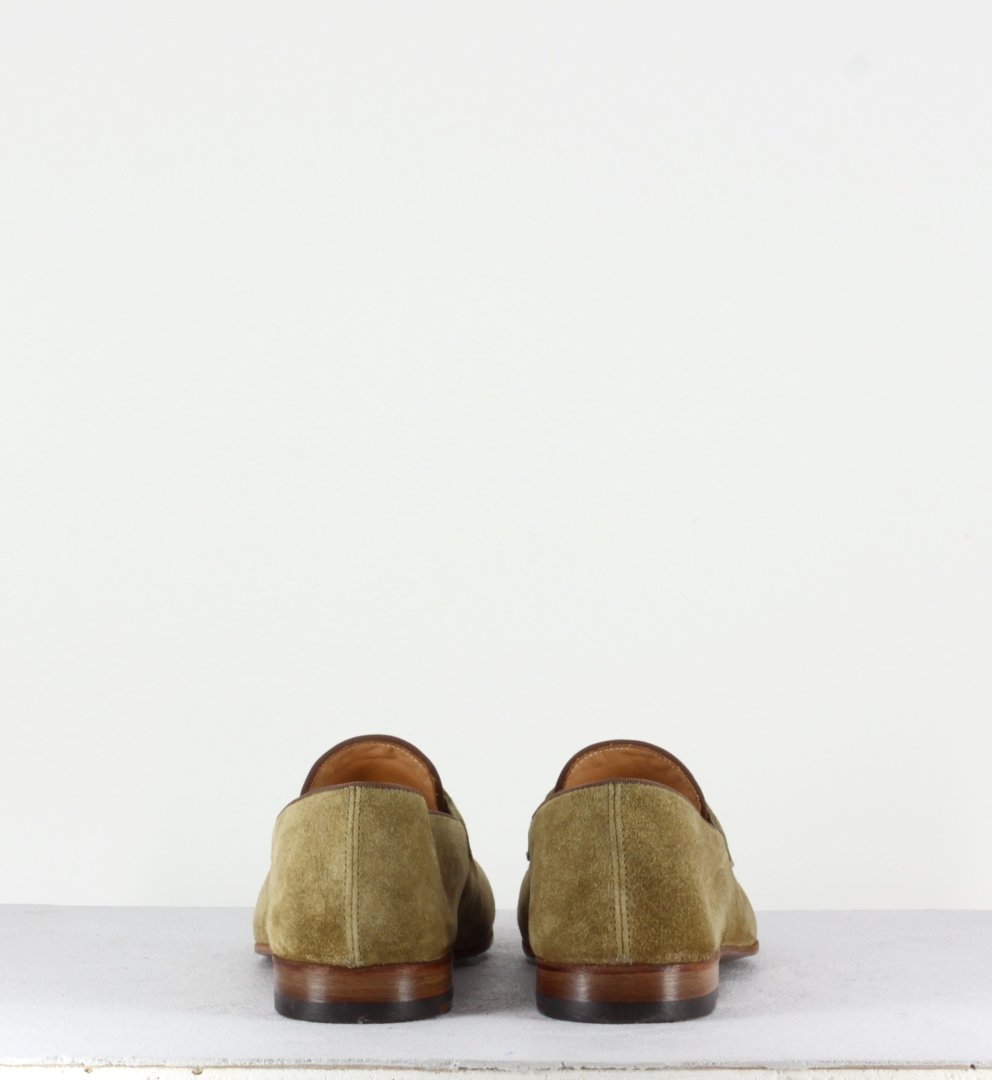 Mocassins en veau velours beige VENERE48037 - Alberto Fasciani