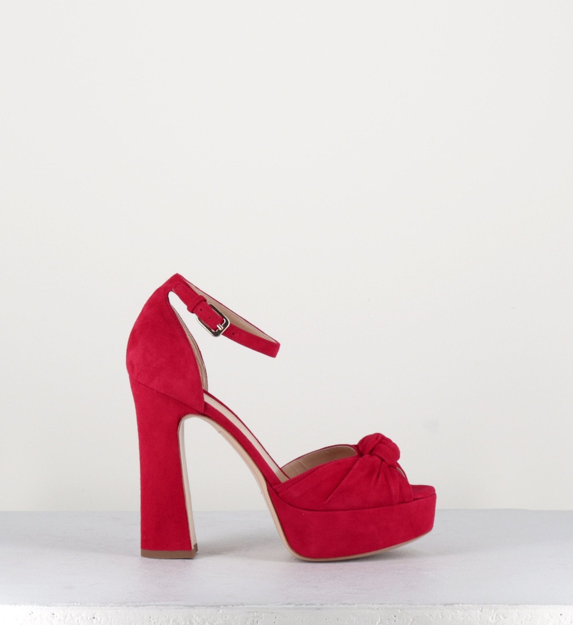 Sandales à talons hauts avec patins 5139104 rouge - Deimille