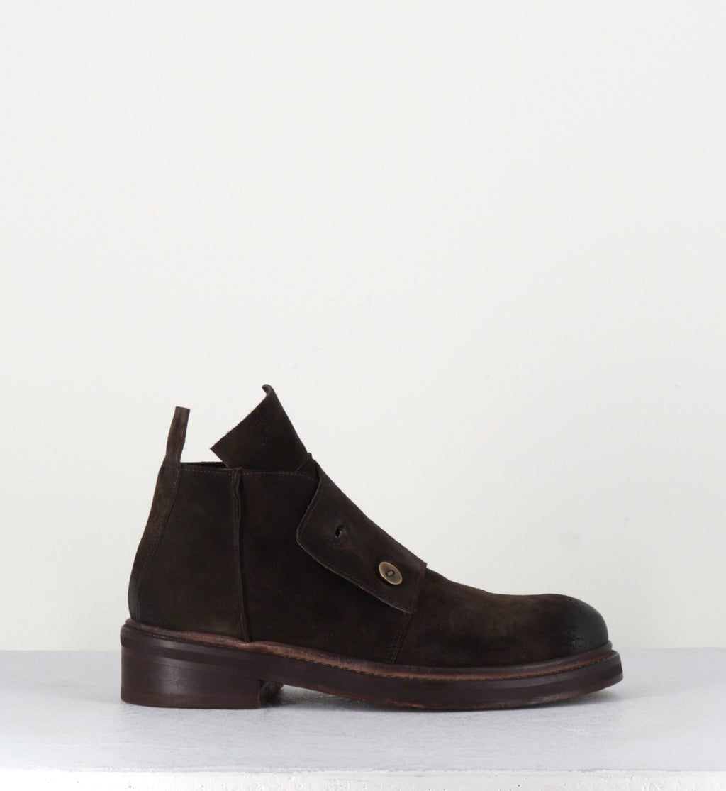 Derbies en nubuck marron - TOUCH03 PIPER
