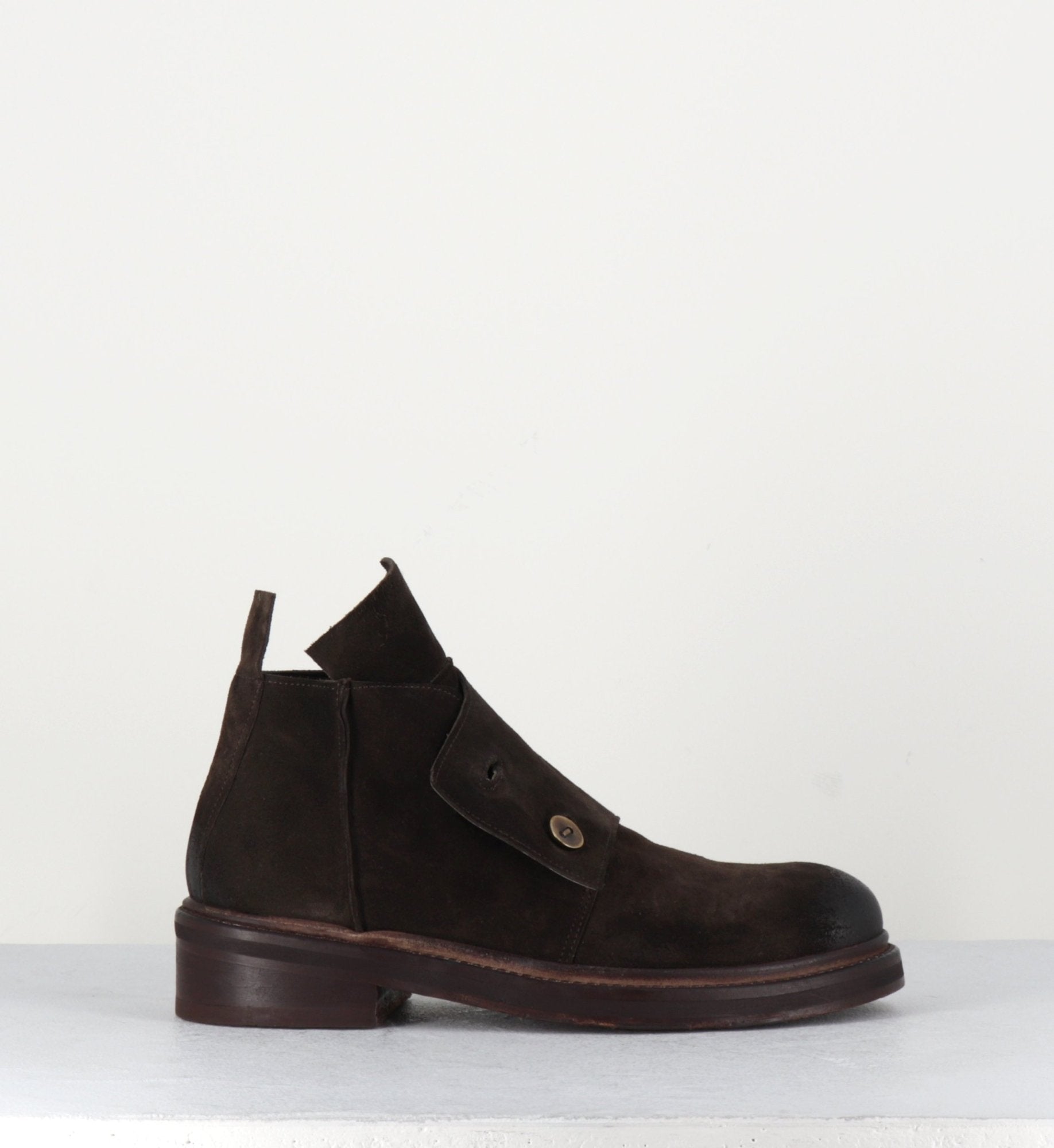 Derbies en nubuck marron - TOUCH03 PIPER