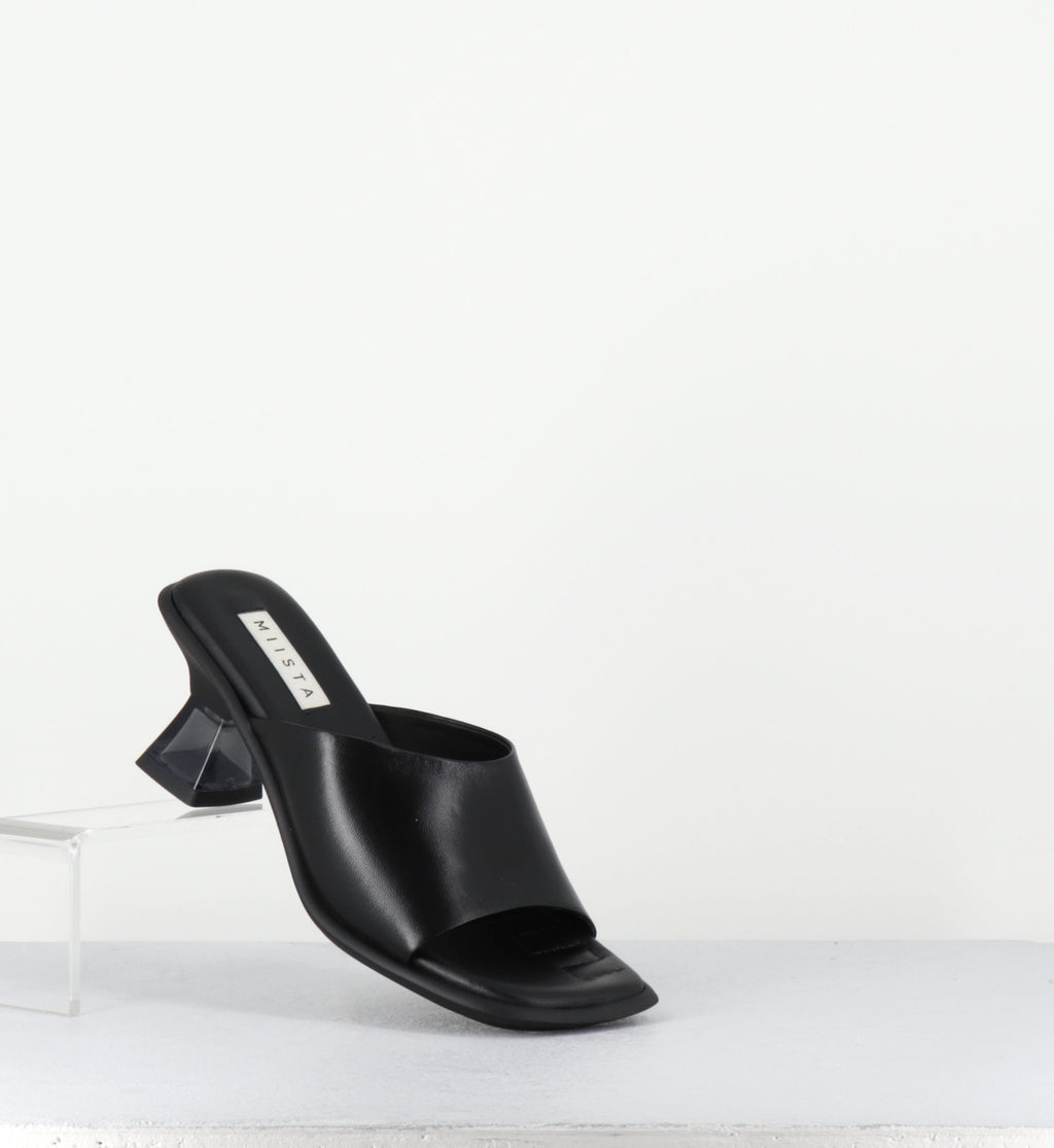 SYNTHIA BLACK SANDALS