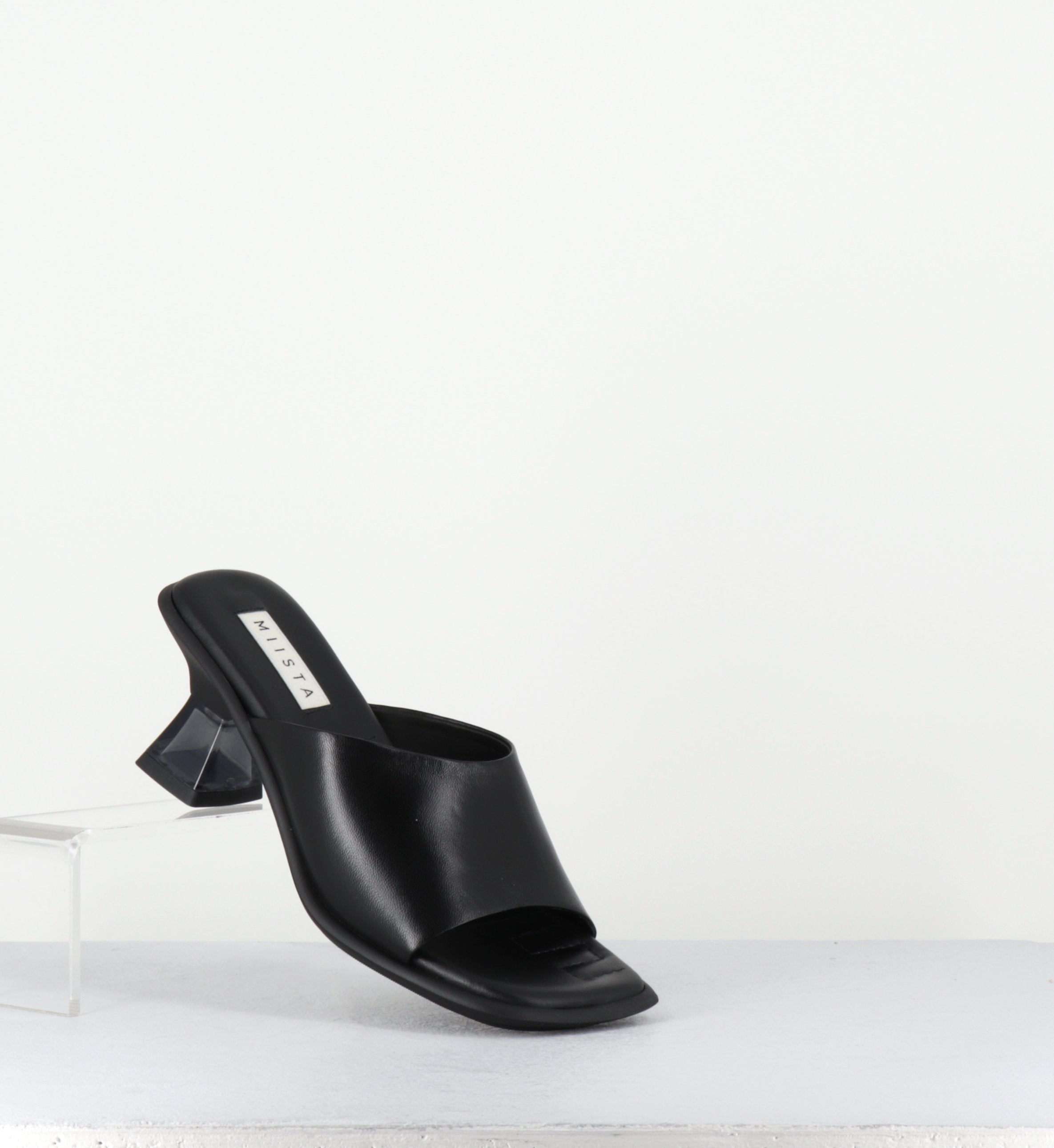 SYNTHIA BLACK SANDALS