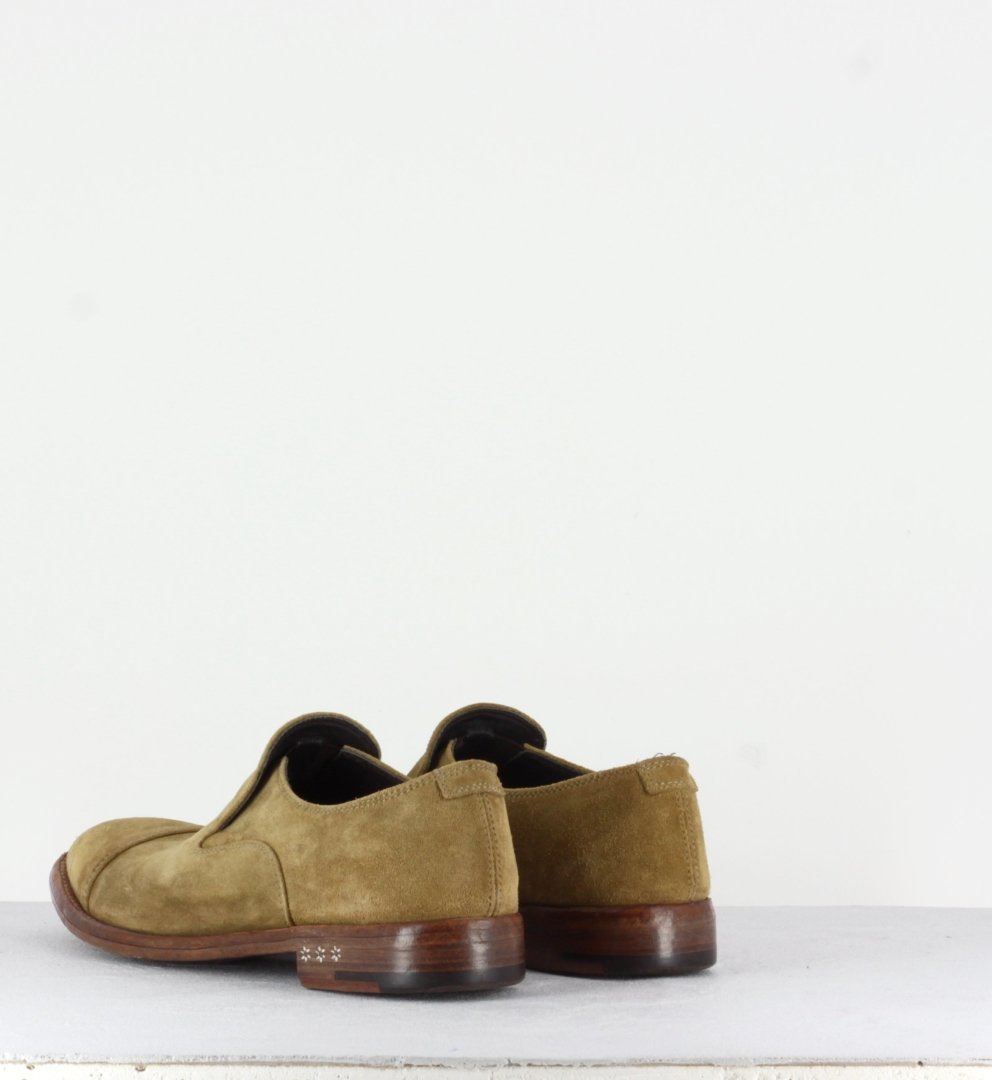 Mocassins en veau velours beige TESSA29001 - Alberto Fasciani