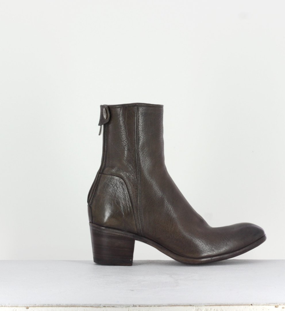 Bottines talons bottier en cuir Noir ALBERTO FASCIANI - Maya31019