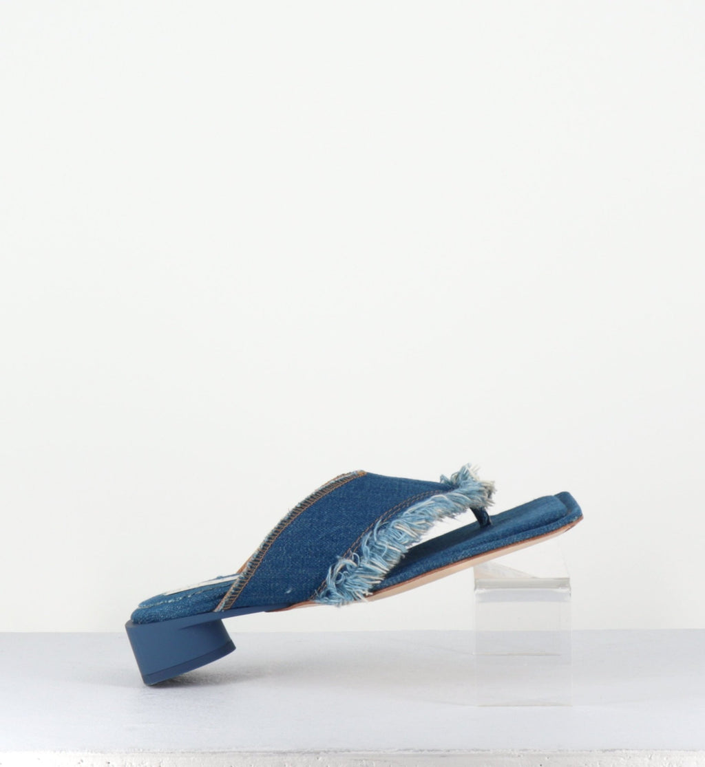 PYTHIA DENIM SANDALS