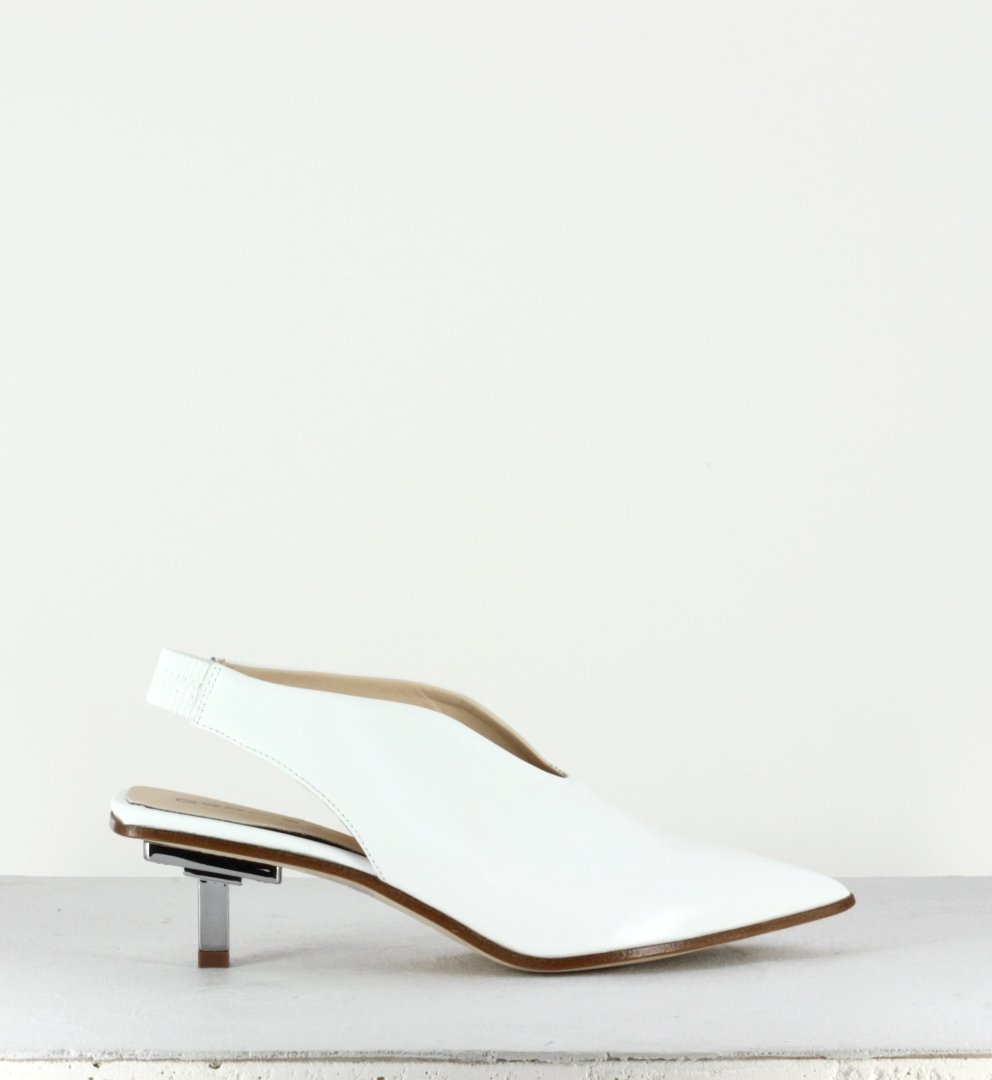 Escarpins pointus blancs Garrice Collection Fruit - 6282