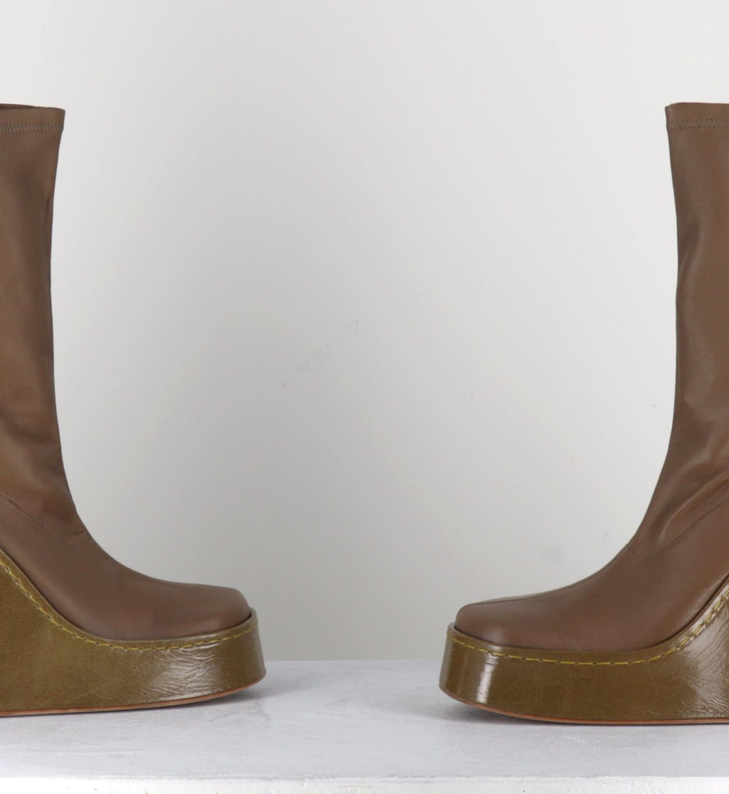 HANAE KHAKI BOOTS