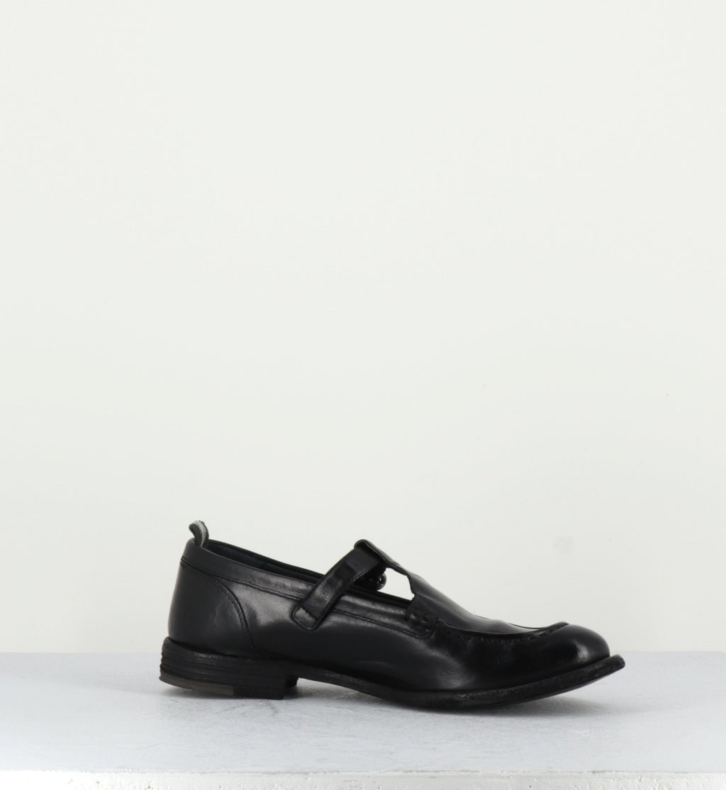Chaussures Mary-Jane en cuir noir - LEX535 NERO