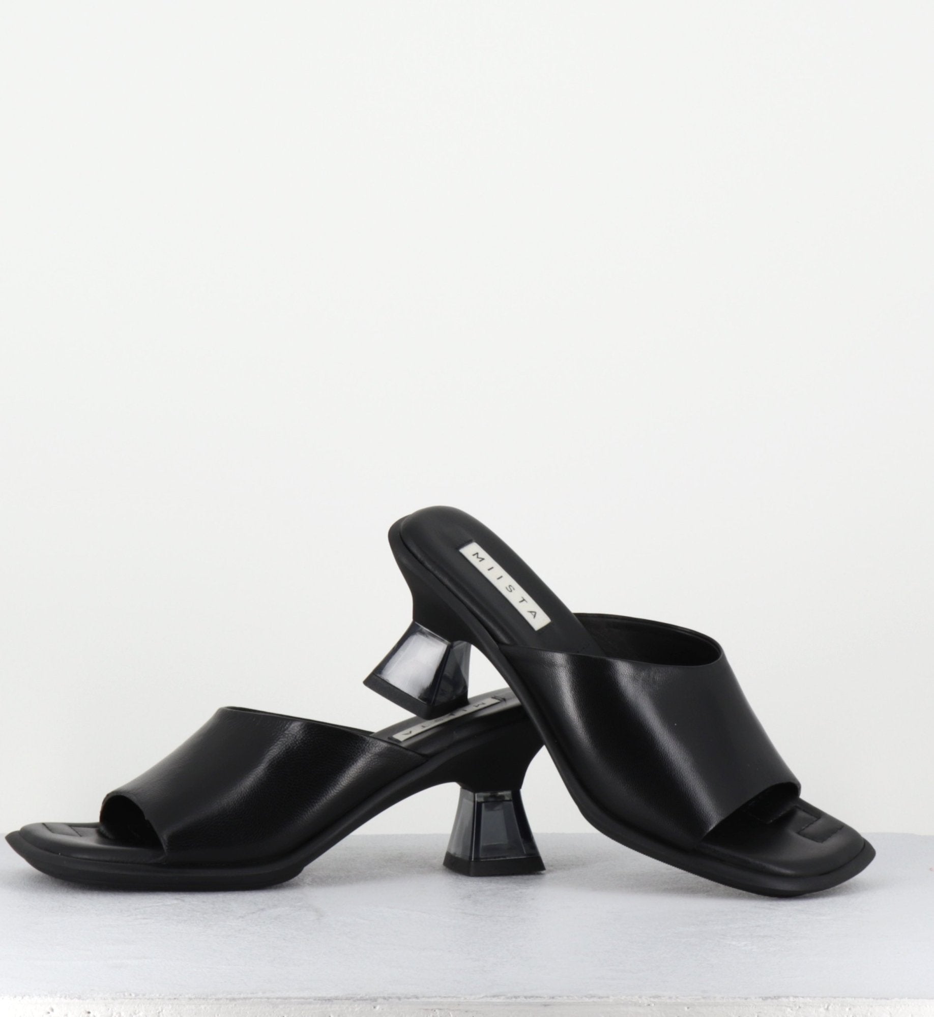SYNTHIA BLACK SANDALS