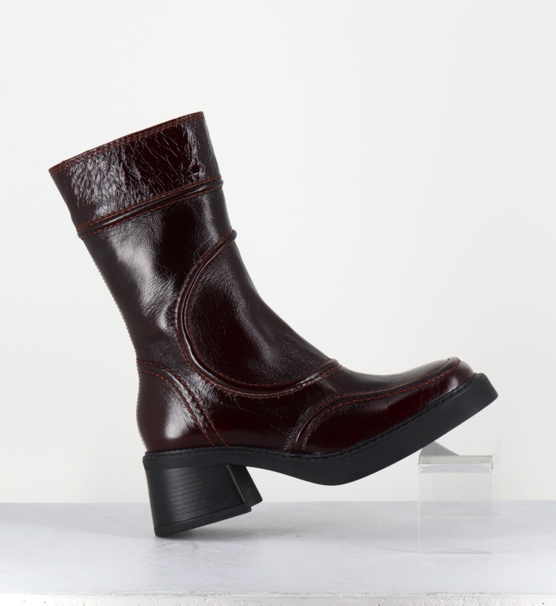 MALENE BURGUNDY BOOTS