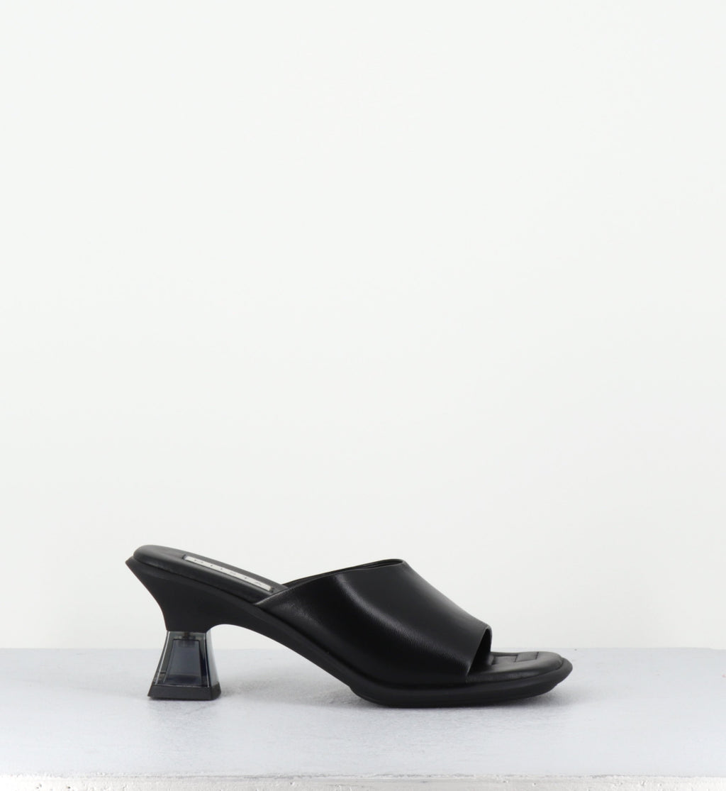 SYNTHIA BLACK SANDALS