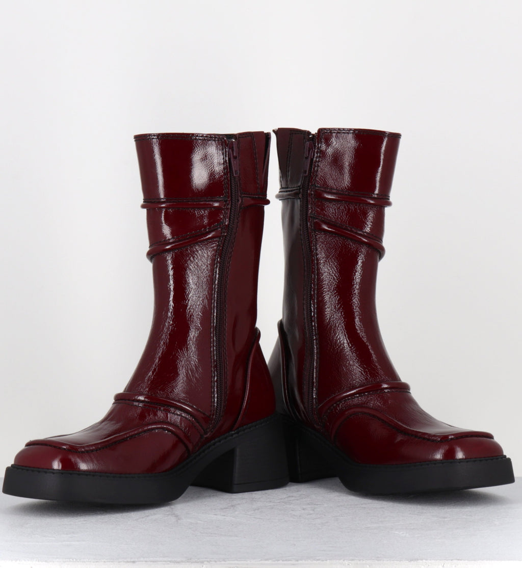 MALENE25 BURGUNDY BOOTS