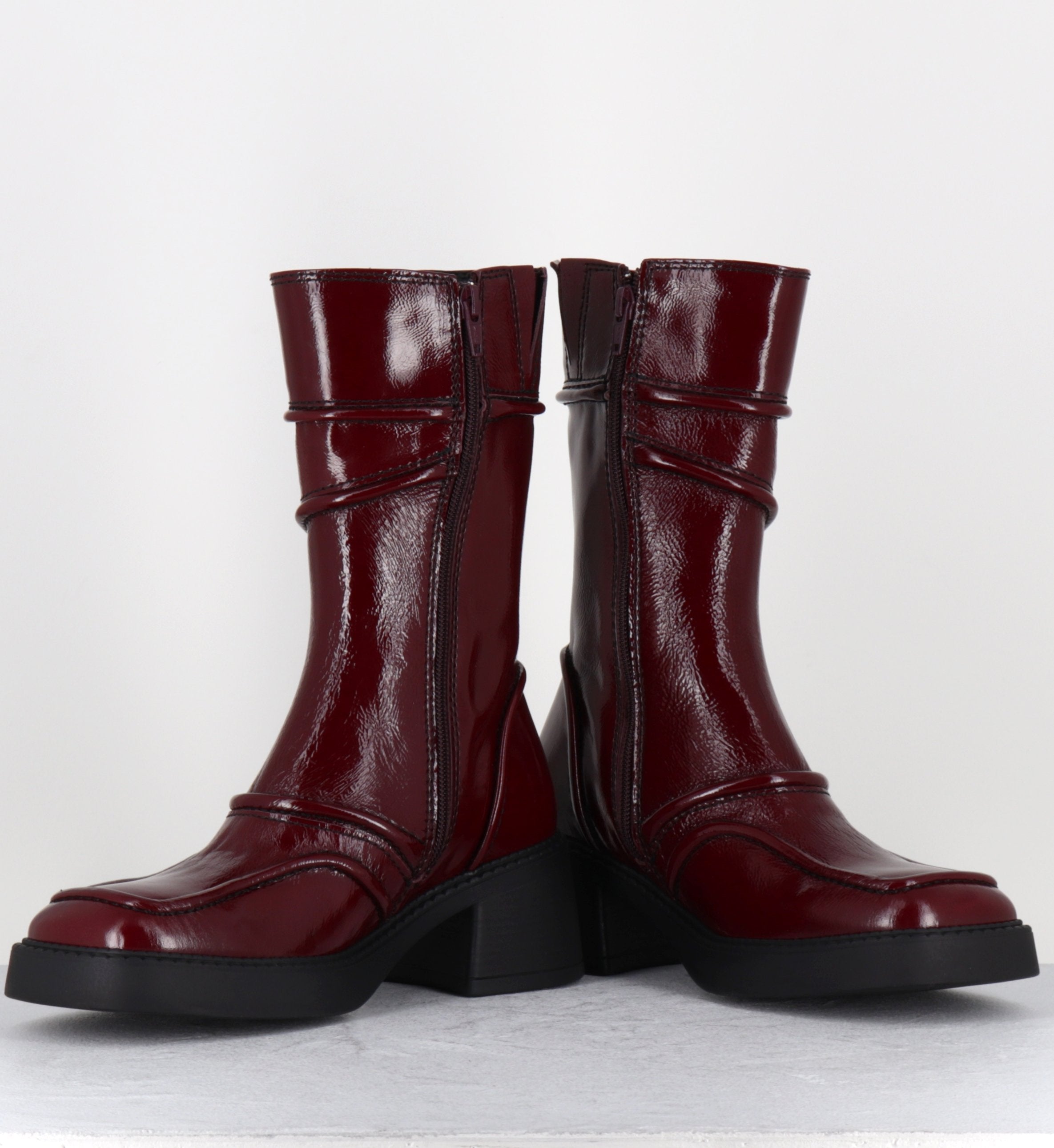 MALENE25 BURGUNDY BOOTS