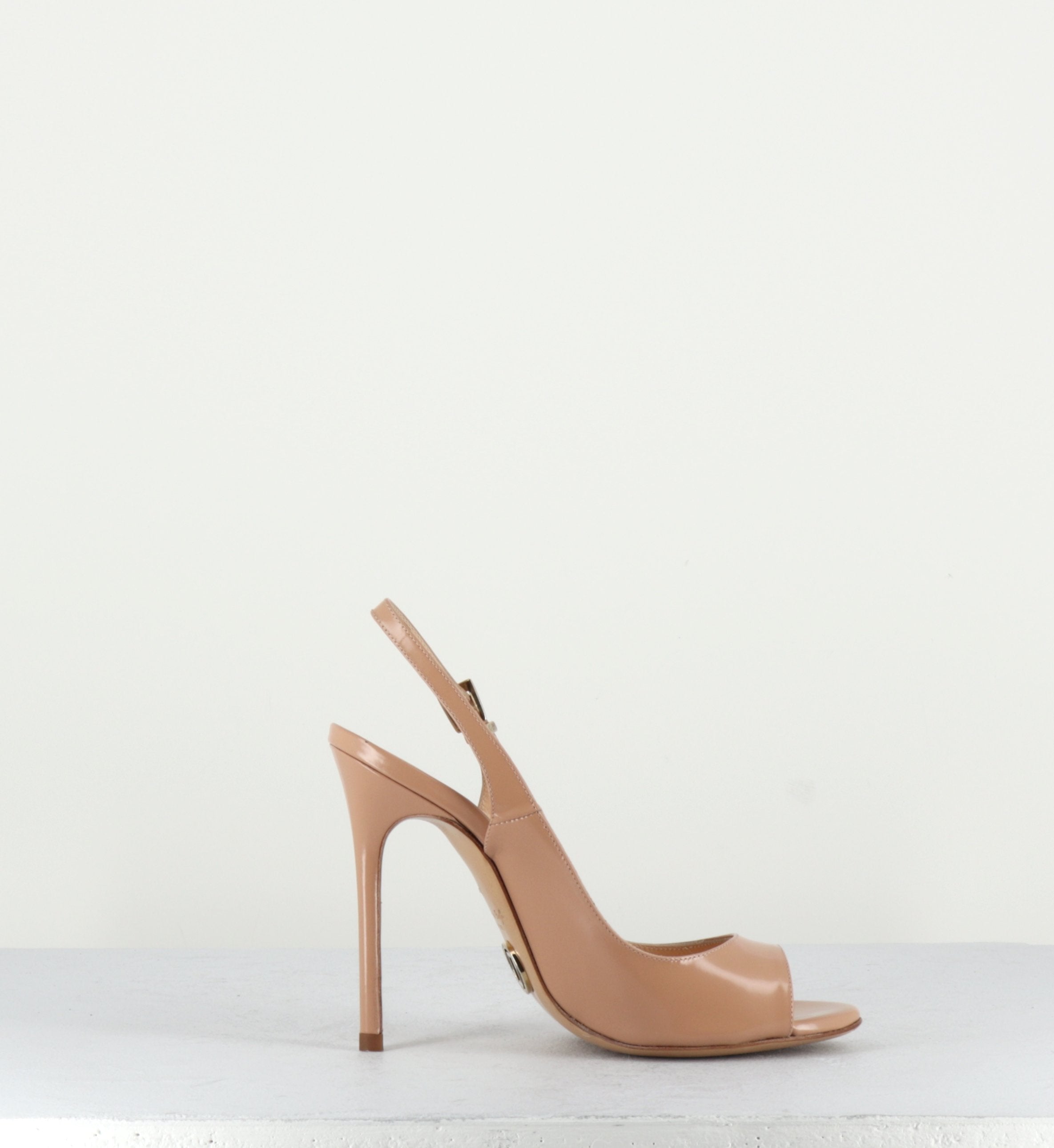 Escarpins en cuir à talons nude LNS109 - Luciano Padovan