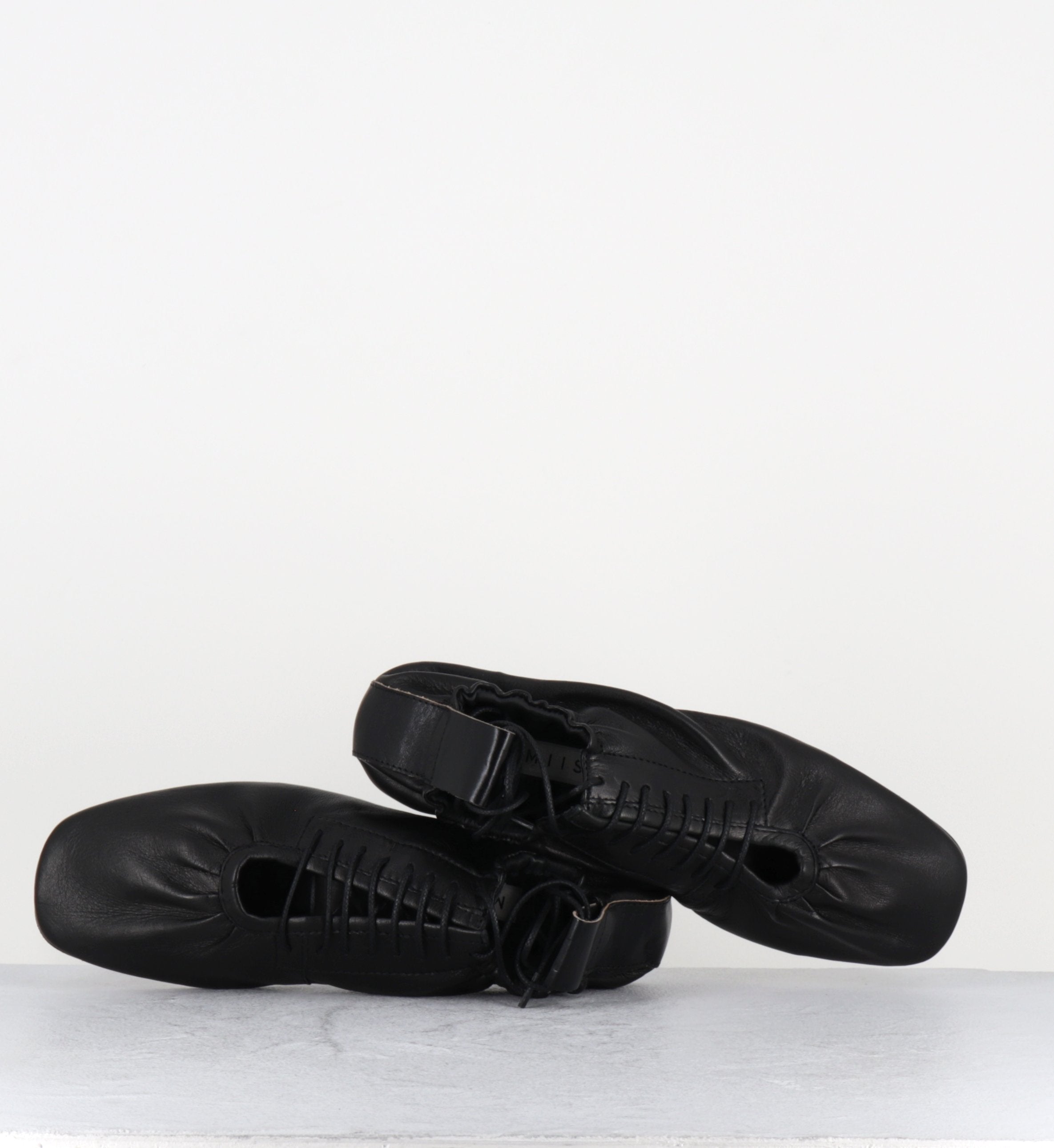 CONSUELO BLACK BALLERINAS