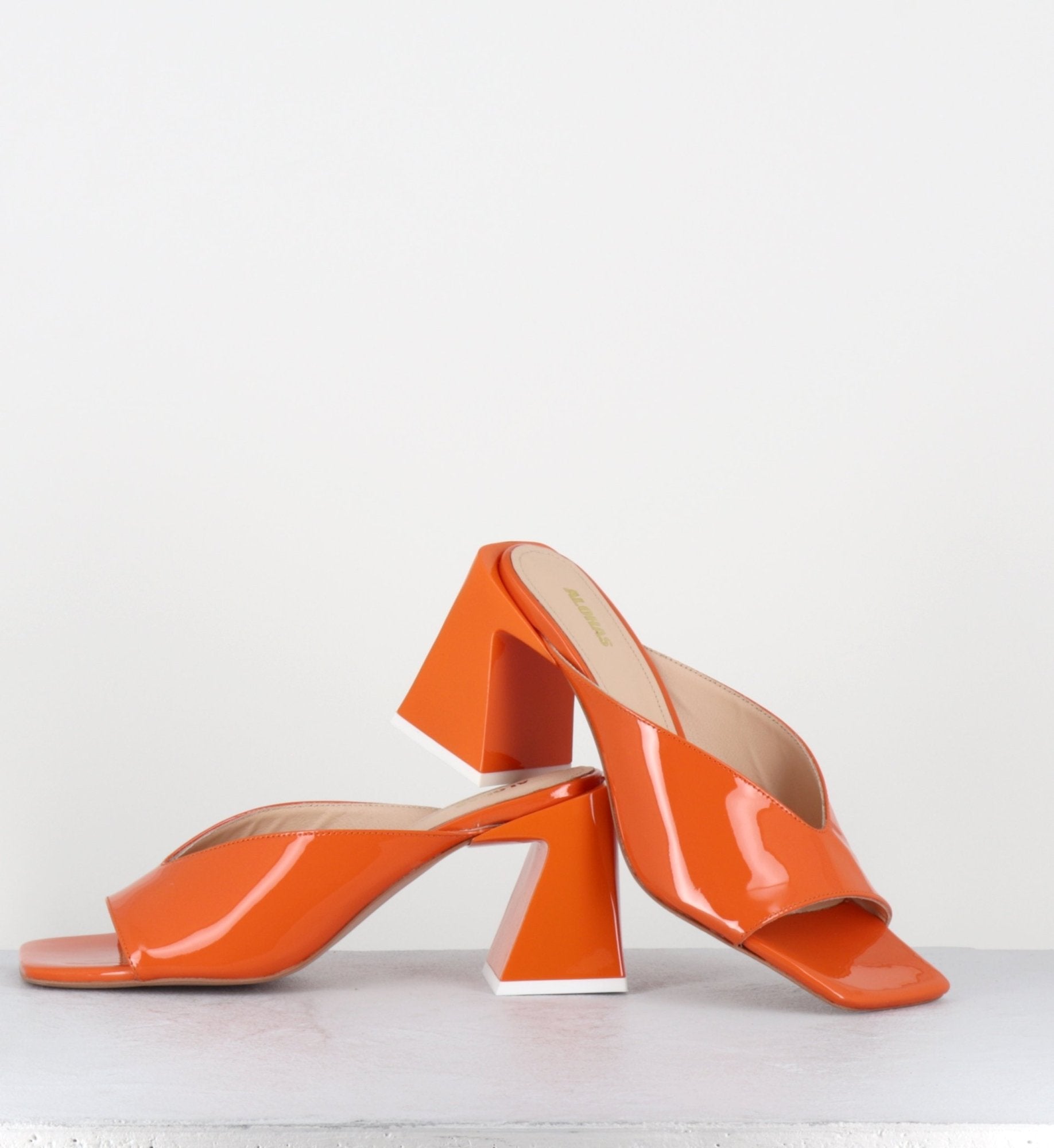 TASHA ORANGE SANDALS