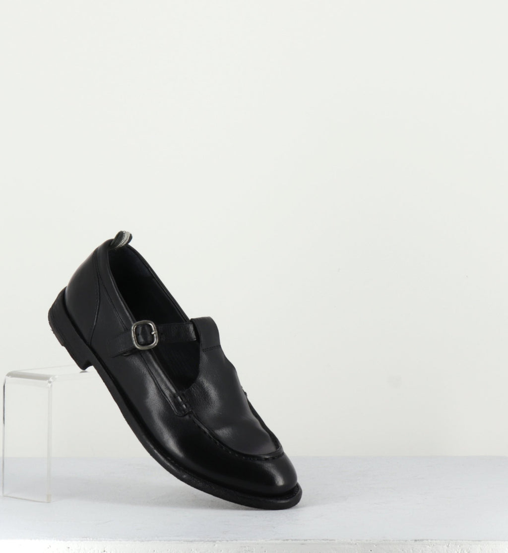 Chaussures Mary-Jane en cuir noir - LEX535 NERO