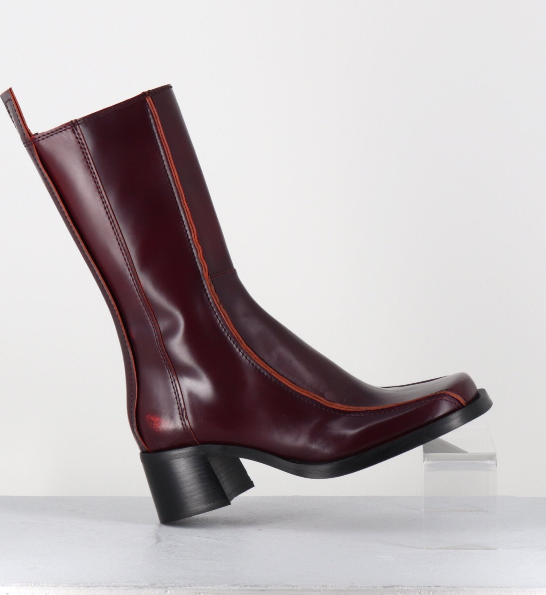 MARIELA BURGUNDY BOOTS