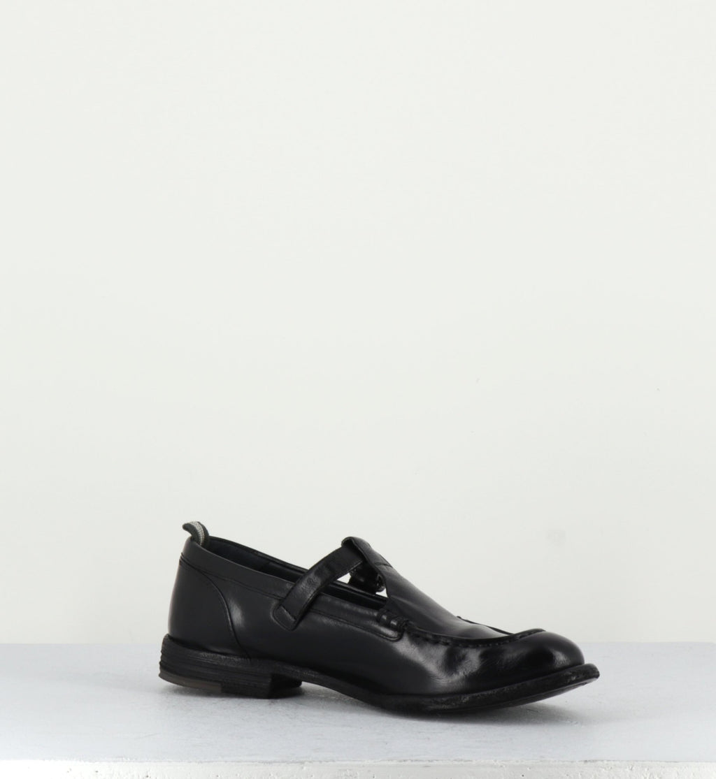 Chaussures Mary-Jane en cuir noir - LEX535 NERO