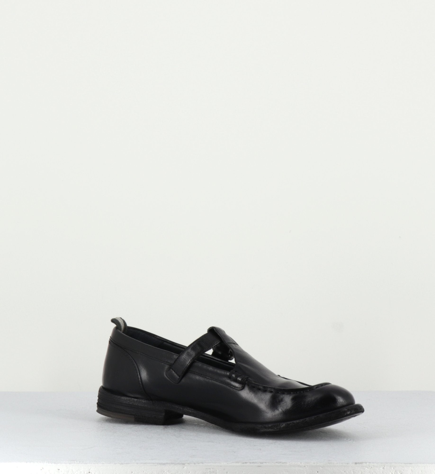 Chaussures Mary-Jane en cuir noir - LEX535 NERO