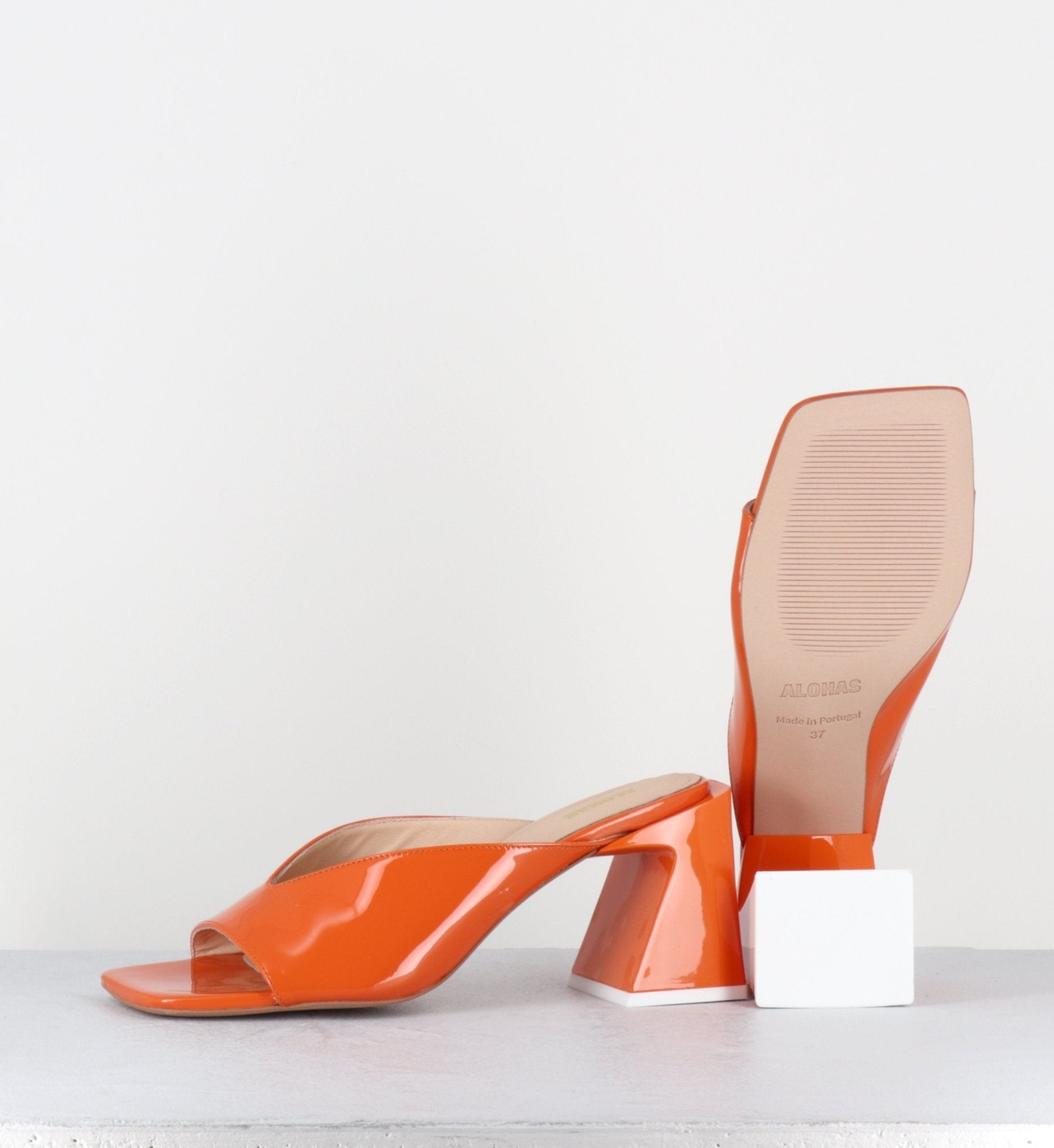 TASHA ORANGE SANDALS