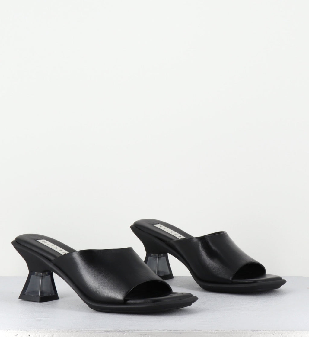 SYNTHIA BLACK SANDALS