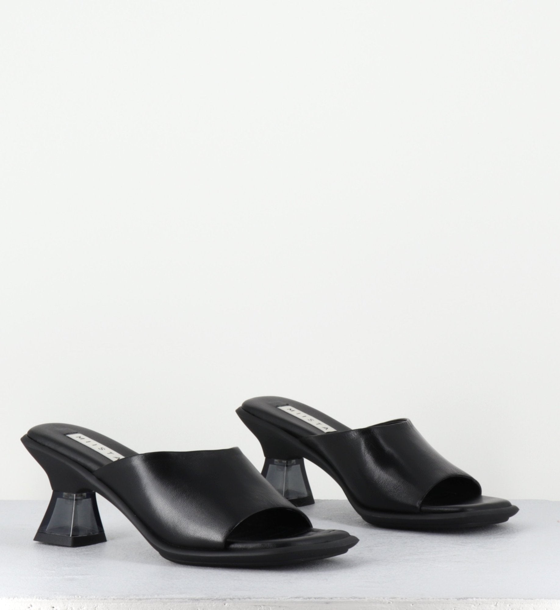 SYNTHIA BLACK SANDALS