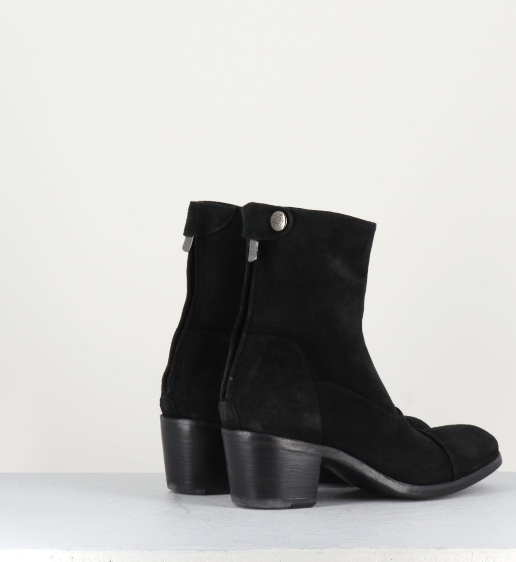 Bottines talons bottier noir Oxana14004C - ALBERTO FASCIANI