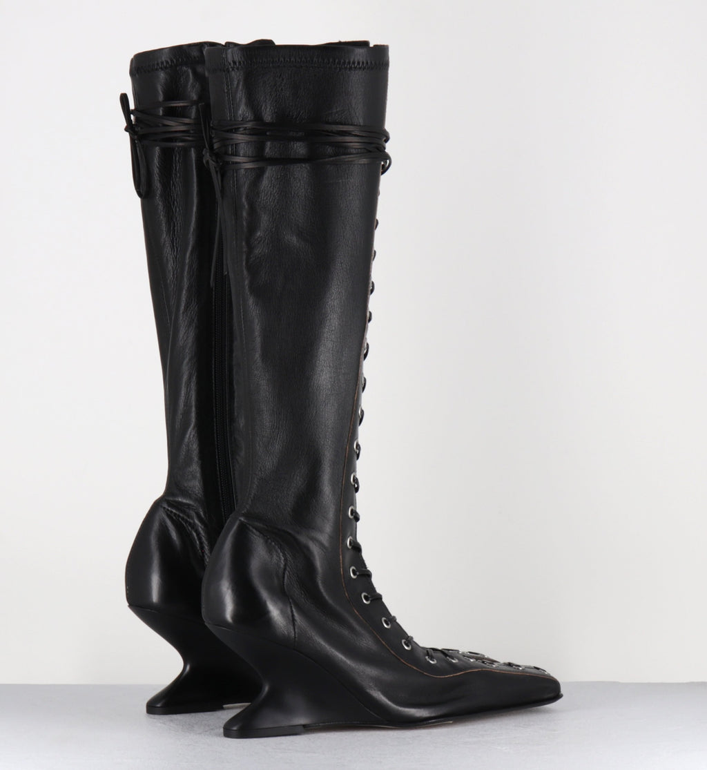 SHANA LACE TALL BOOTS